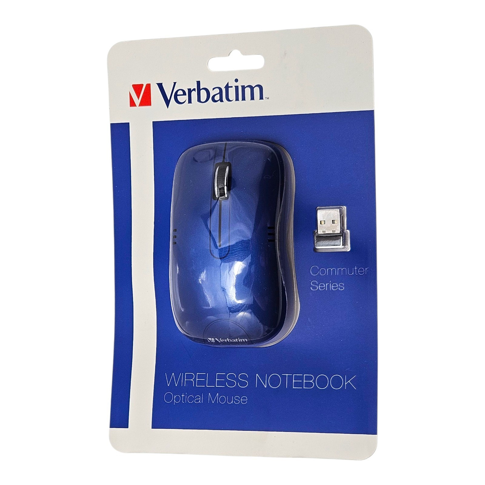 Verbatim Wireless Notebook Optical Mouse - Blue - 99766 w/ 2.4 GHz USB dongle