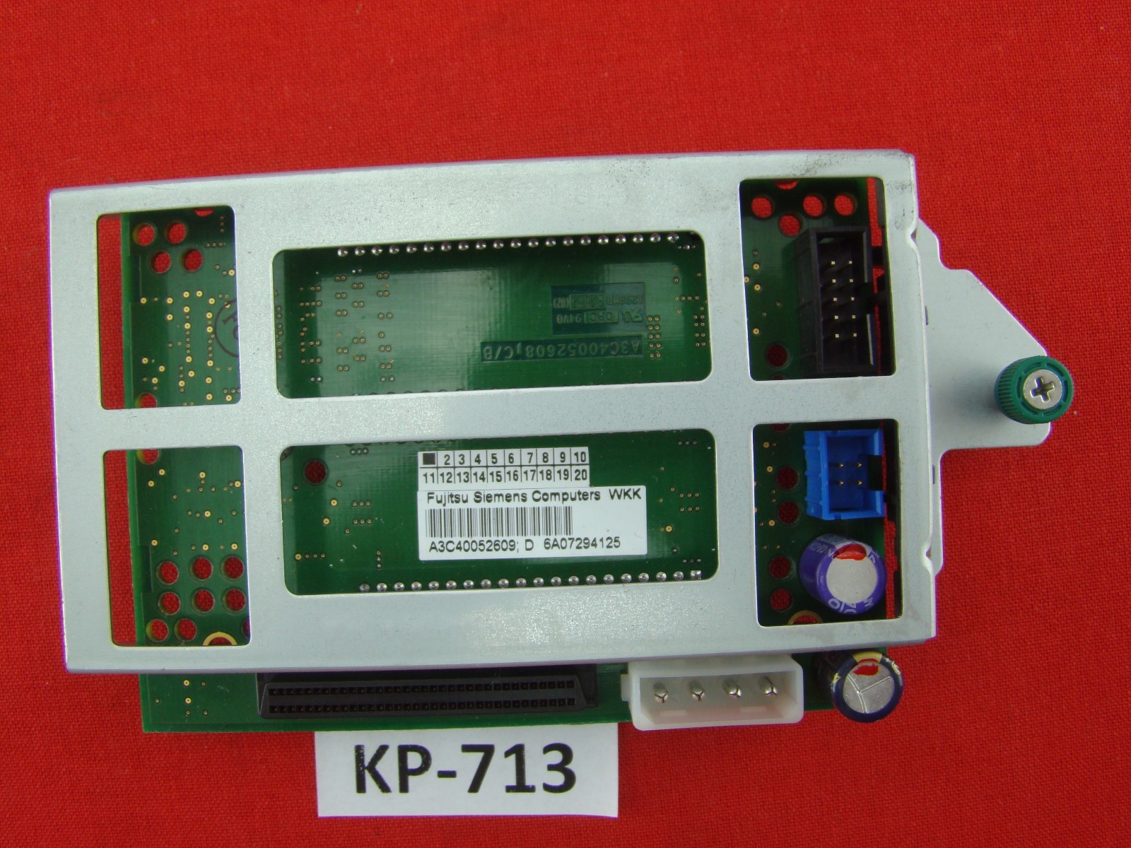 Fujitsu Siemens Primergy RX300 S2 SCSI Drive Backplane Board A3C40052609 #KP-713