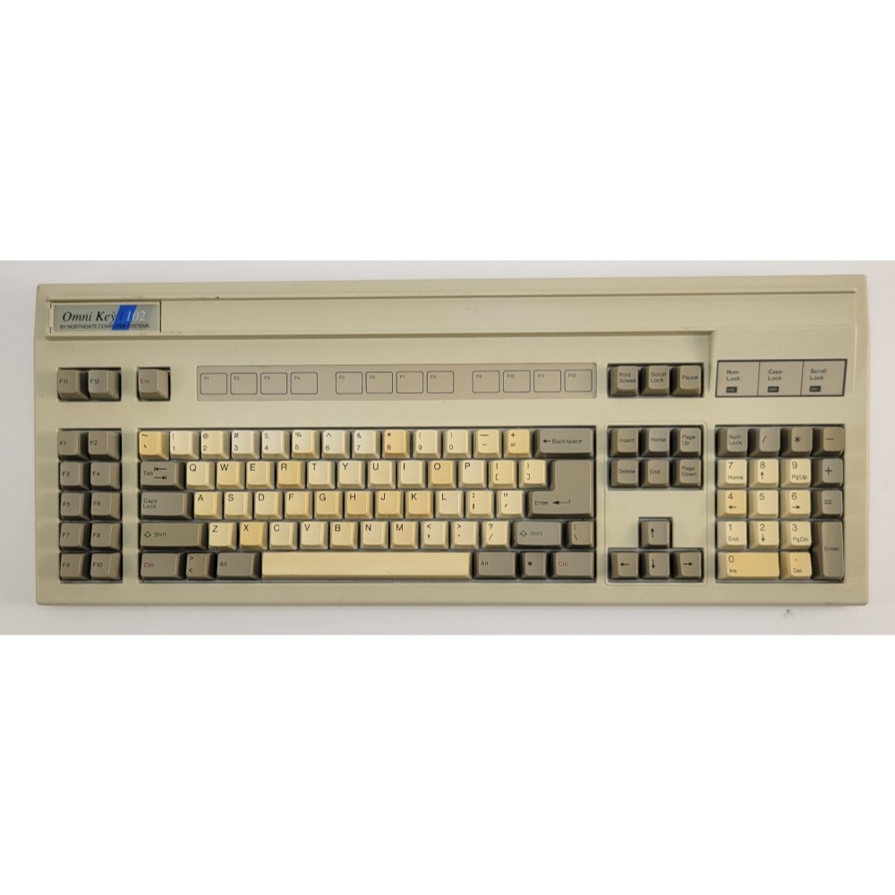 Vintage Northgate Computer Systems Mechanical Keyboard Omnikey 102 - Tested