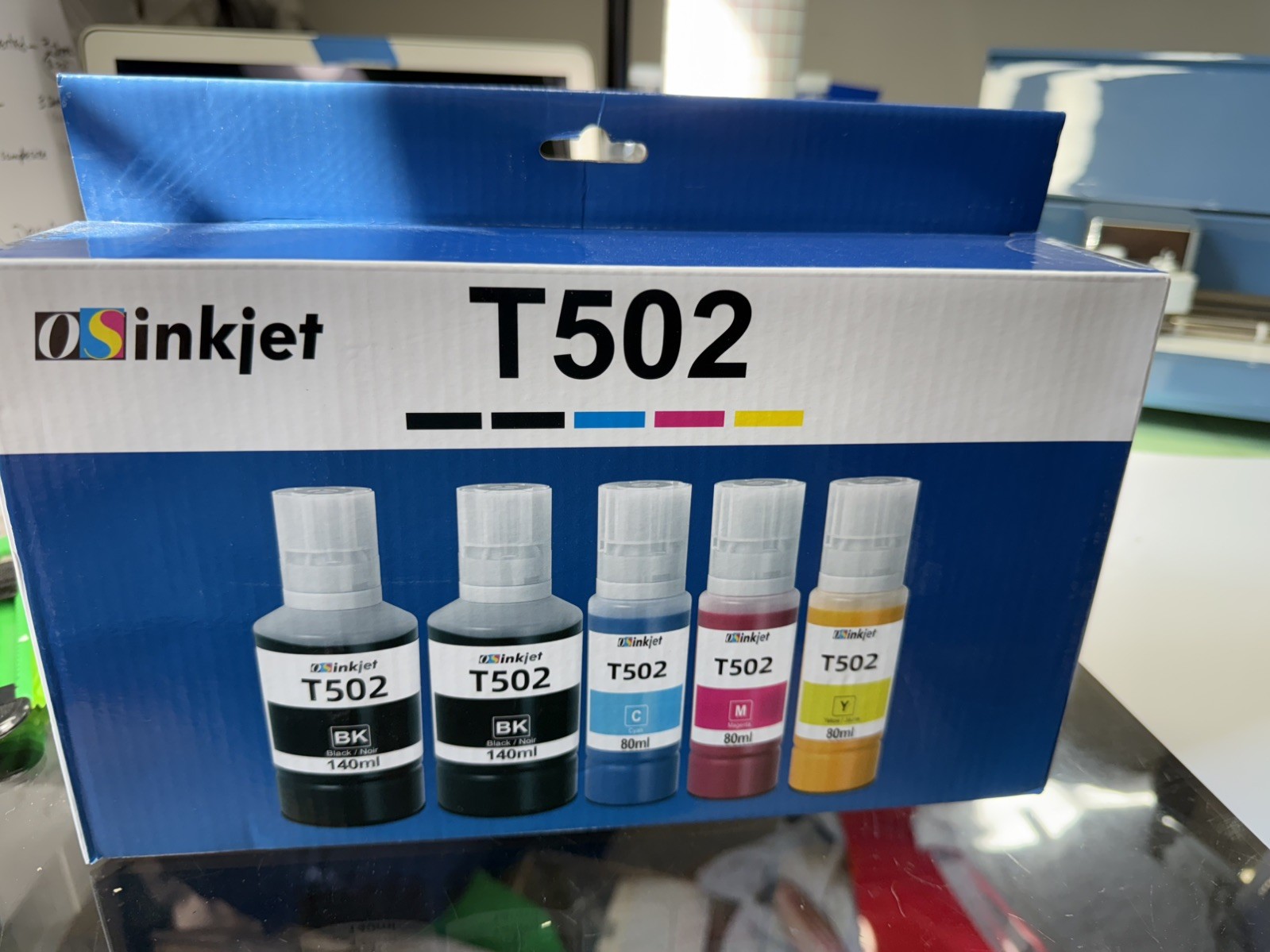Liquink T502 Ink Refill Bottle Fit Epson 502 EcoTank & Color Supertank Printers