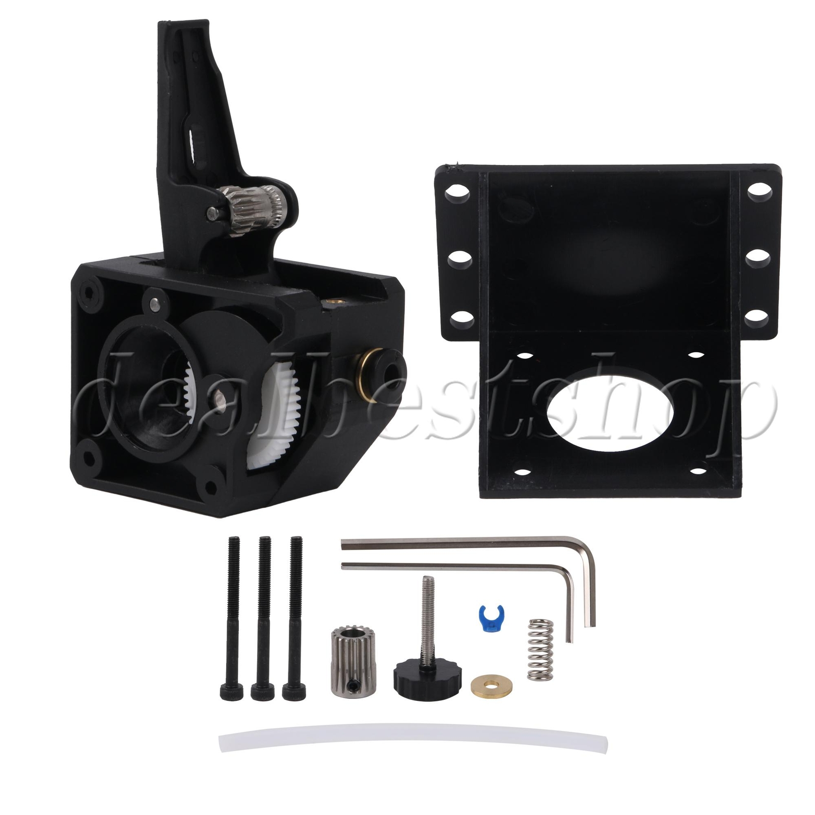 Upgraded Dual Drive Extruder Set Replacement for Anet A8 E10 w/ Bracket