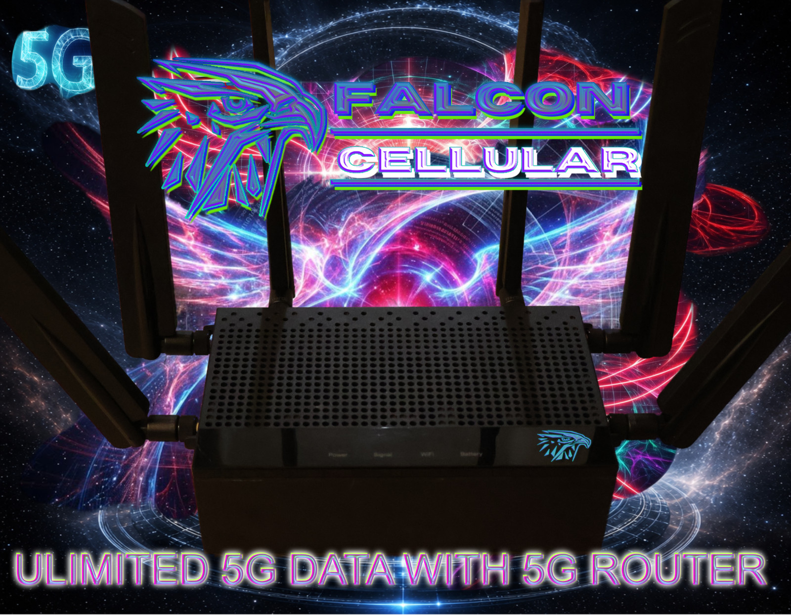 5G Truly Unlimited Fulltime Full Speed Cellular Internet Modem &1 month Included