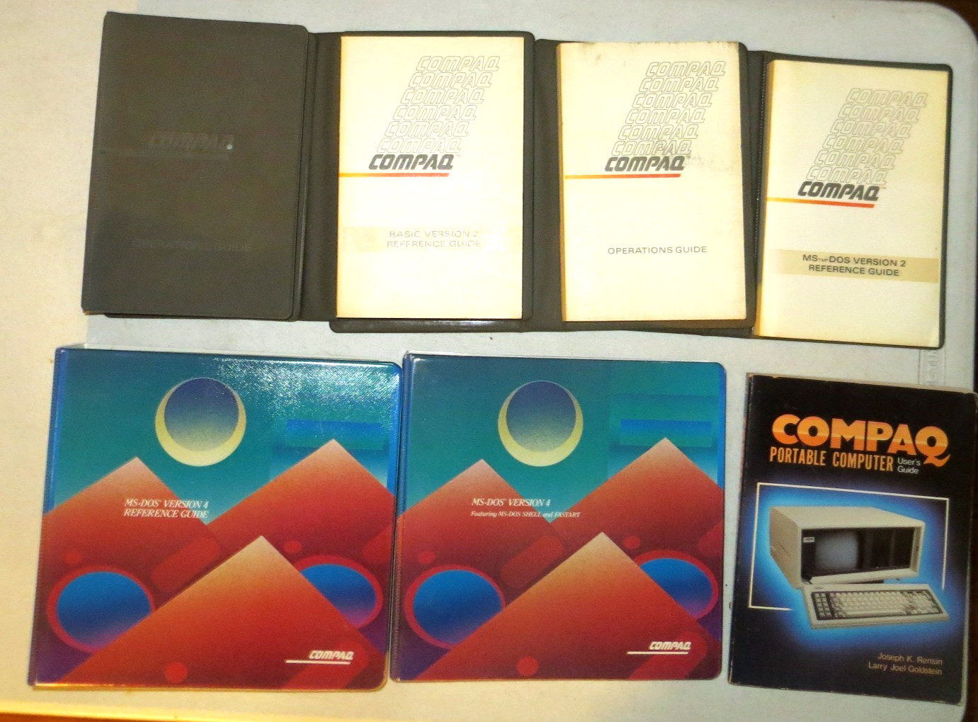 Compaq Computer Manuals 1980s 6 Different