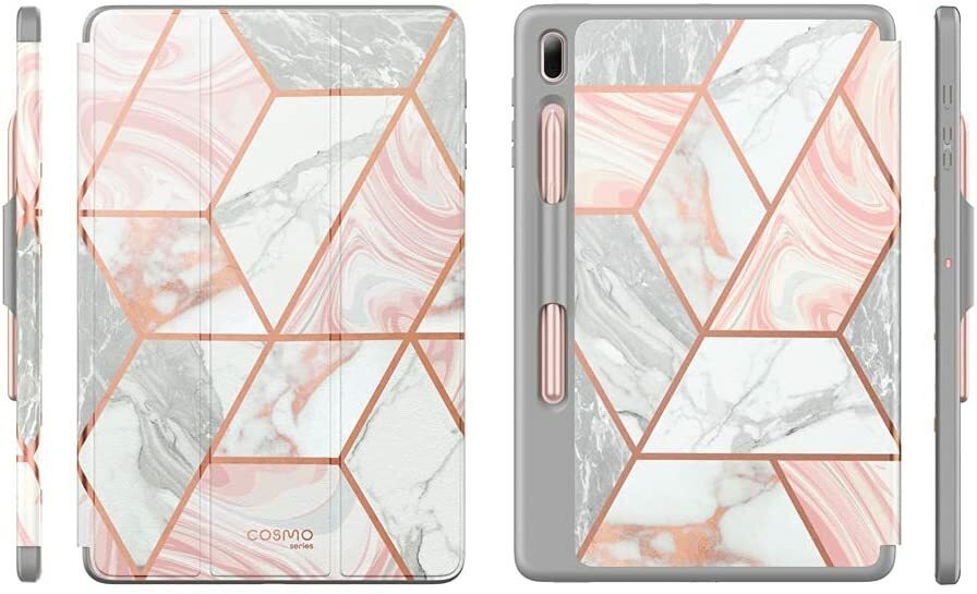 i-Blason for Samsung Galaxy Tab S7 FE  Smart Case  Shockproof Cover +Pen Holder