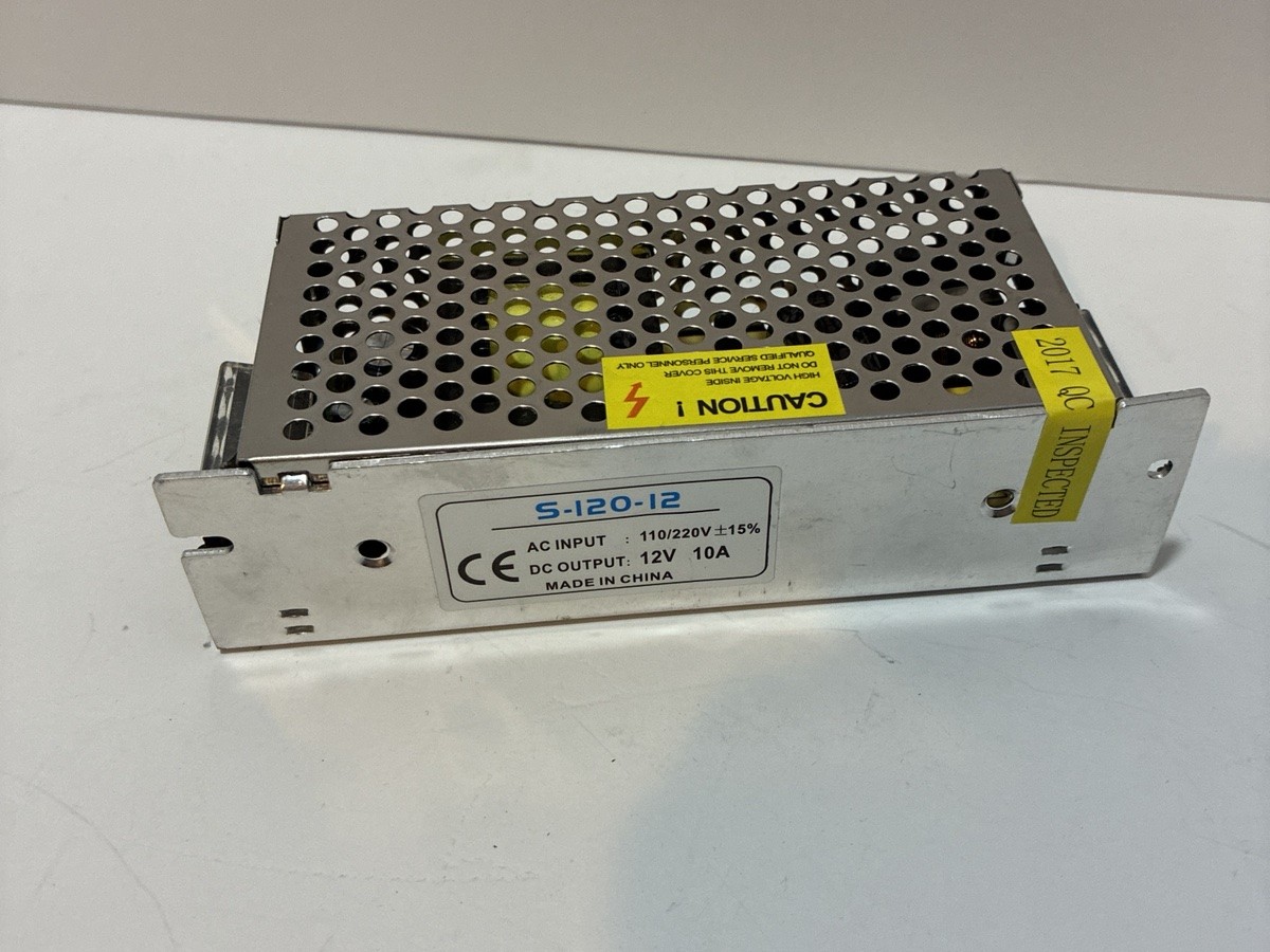 S-120-12 Switching Power Supply 12V 10A AC 110/220V Metal Case