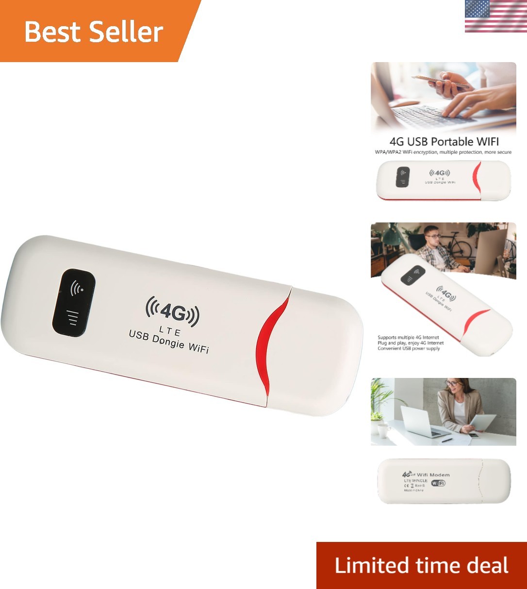 Secure Portable WiFi Hotspot with USB Power—Streamline Your Connectivity