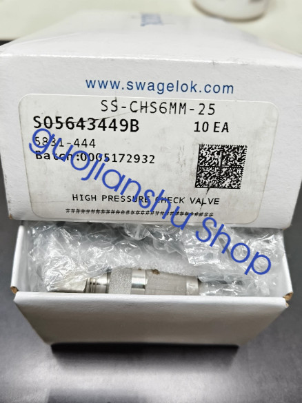 1PC NEW Swagelok SS-CHS6MM-25 Valve Fast delivery Via Fedex/DHL
