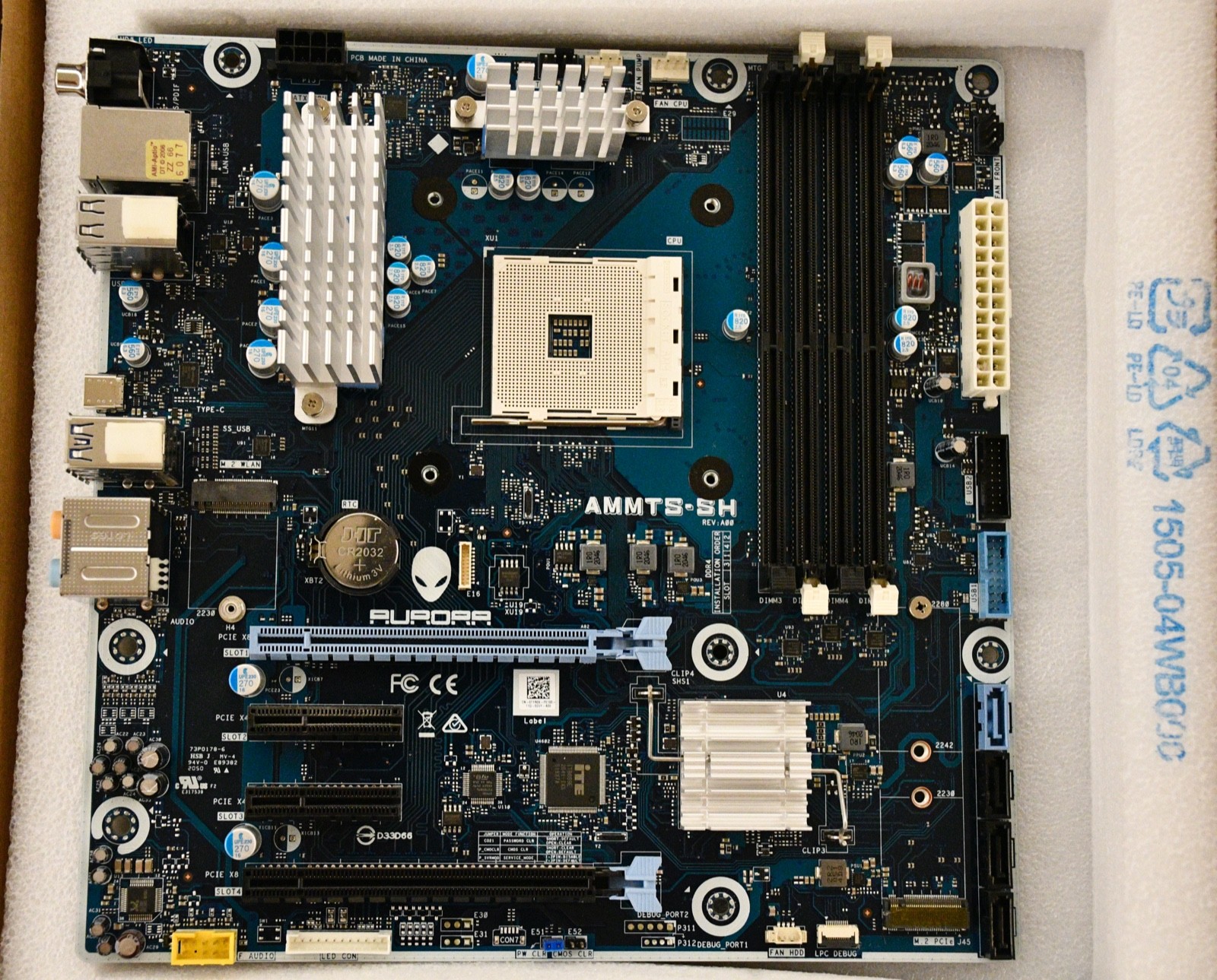 Dell Alienware Aurora R10 Motherboard AMD AM4 TYR0X 0TYR0X AMMTS-SH New Open Box