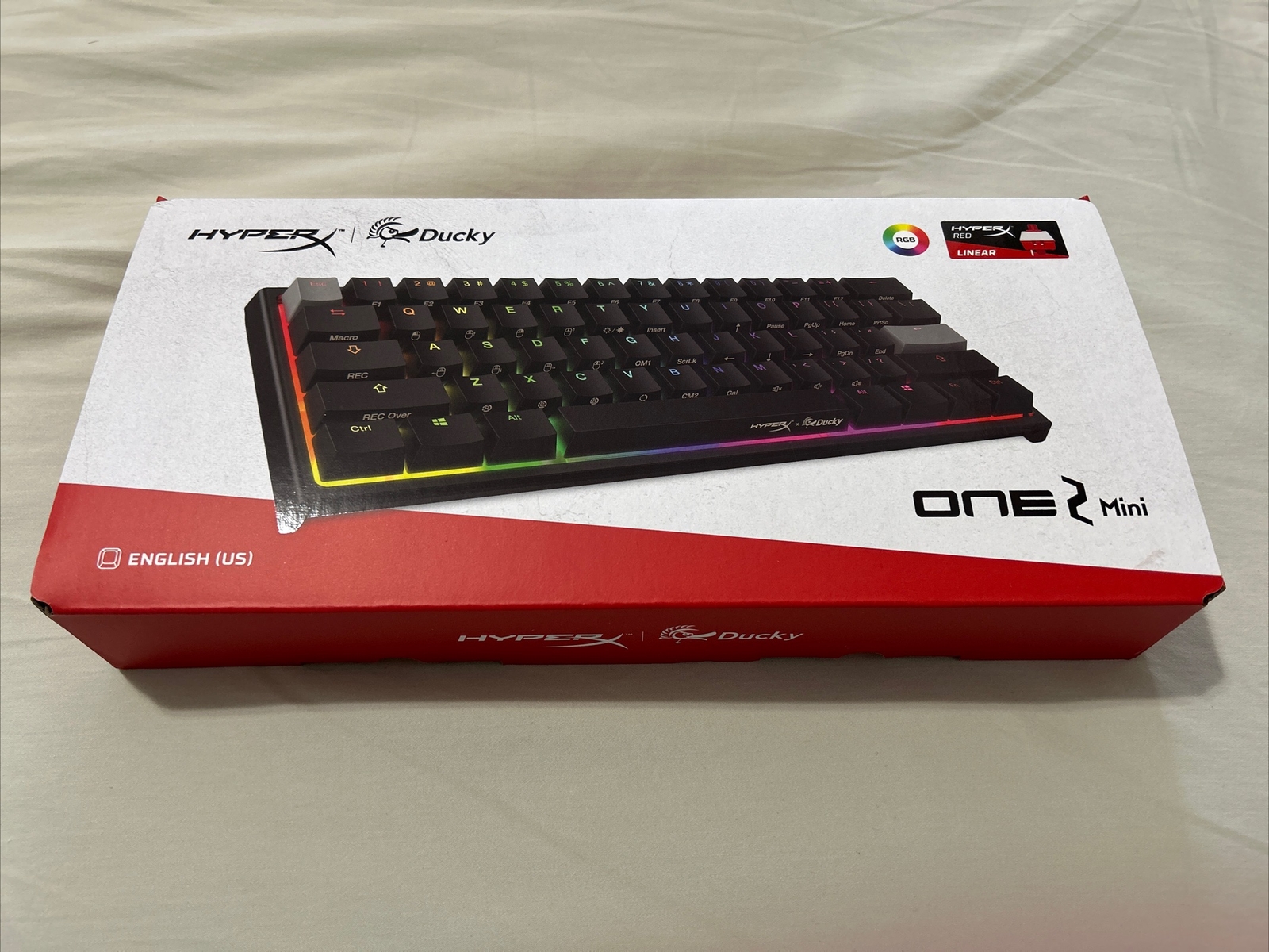 New HyperX x Ducky One 2 Mini Mechanical Gaming Keyboard Black HKBD1M-1C-US/G