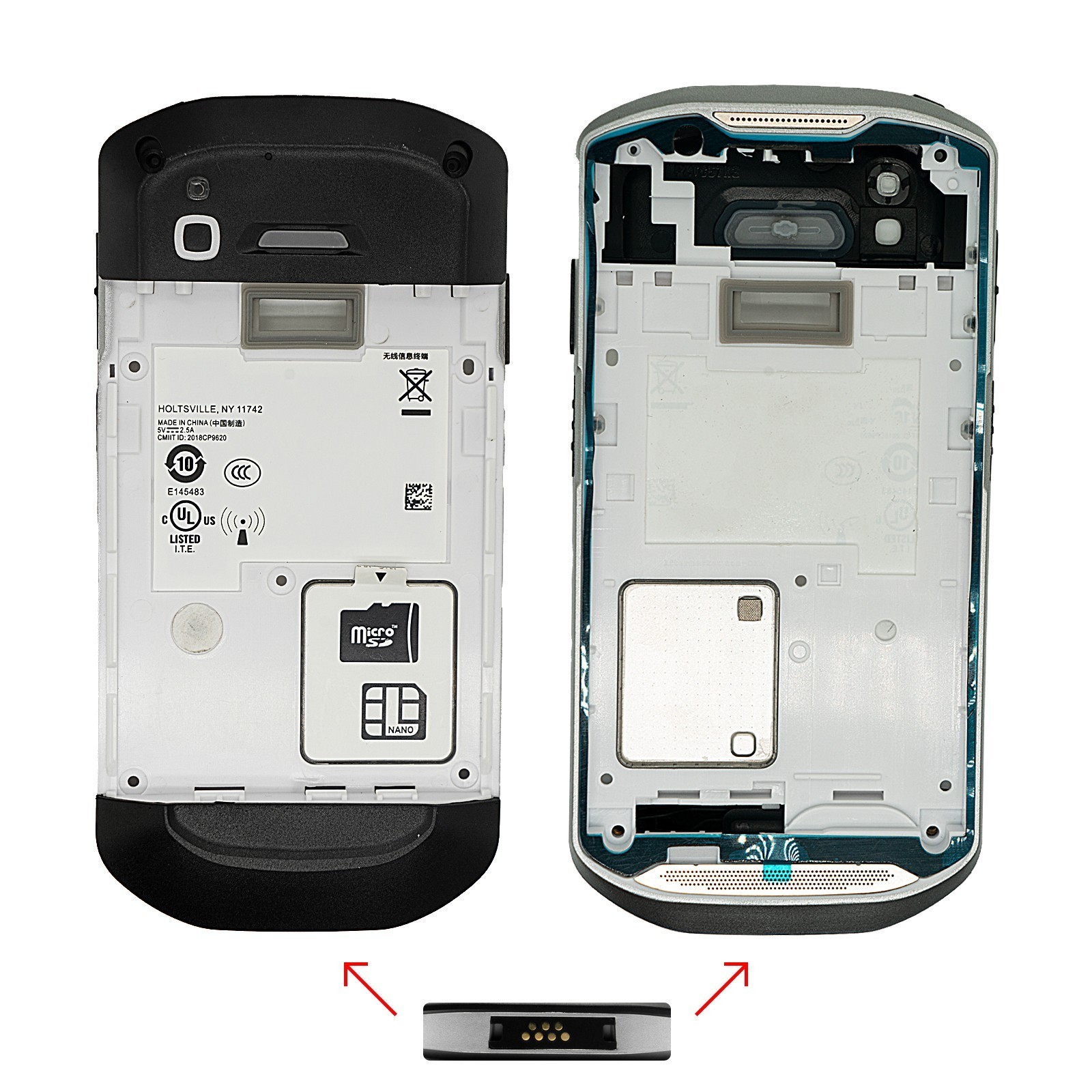 New Middle Camera Cover with Side Button Replacement for Zebra TC57 TC57HO