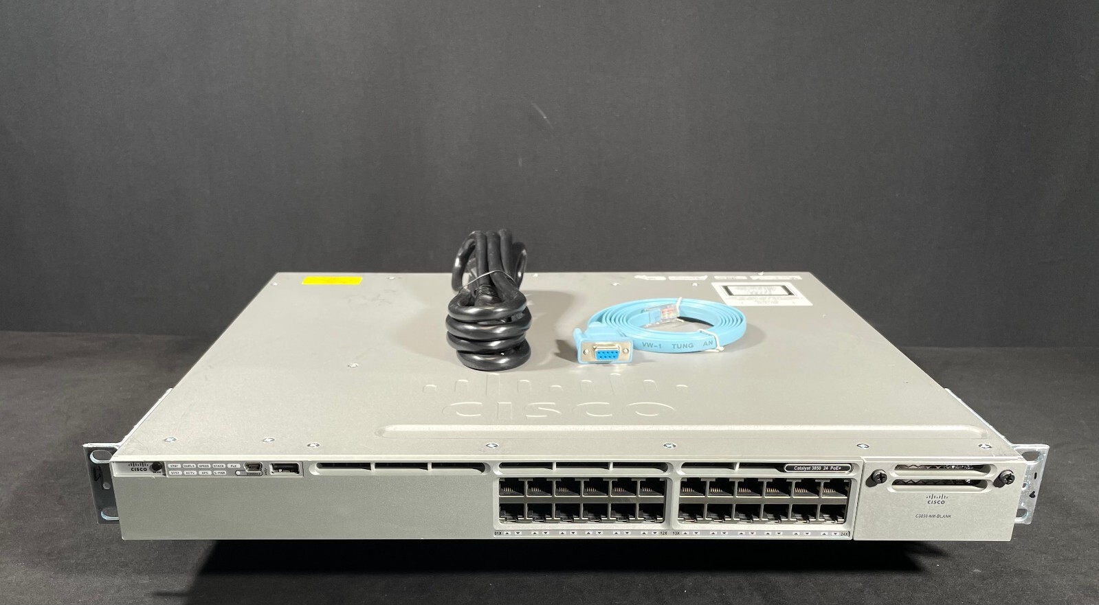 Cisco WS-C3850-24P-L 24 Port Ethernet PoE Switch - Same Day Shipping