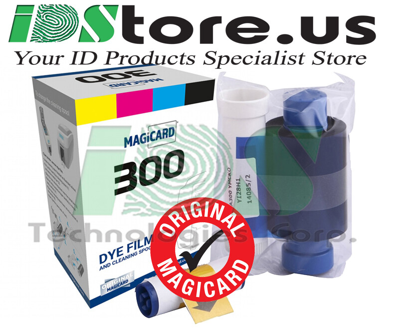 Genuine Magicard MC250YMCKOK/2 Full Color Ribbon Magicard 300 DUO - 250 Print 