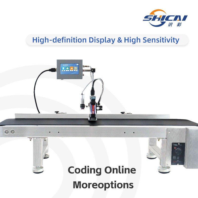 Online Inkjet Printer Without Conveyor Printing Serial Number and Lot Number