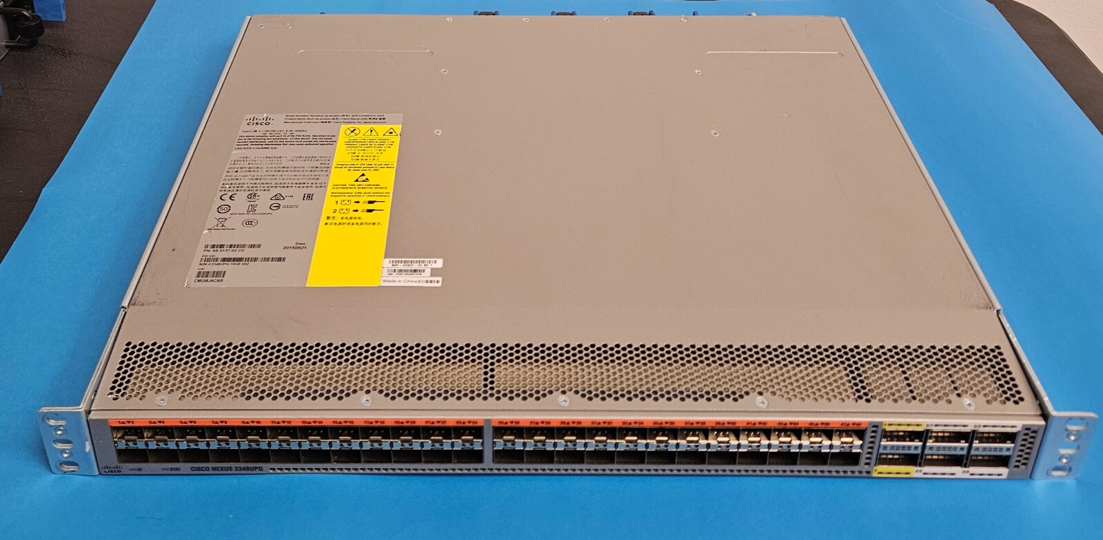 CISCO NEXUS N2K-C2348UPQ-10GE V02 48-PORTS 10Gb SFP DUAL N2200-PAC-400W