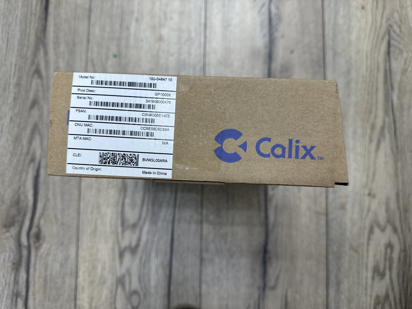 Calix GP1000X GigaPoint ONT 100-04647 NEW