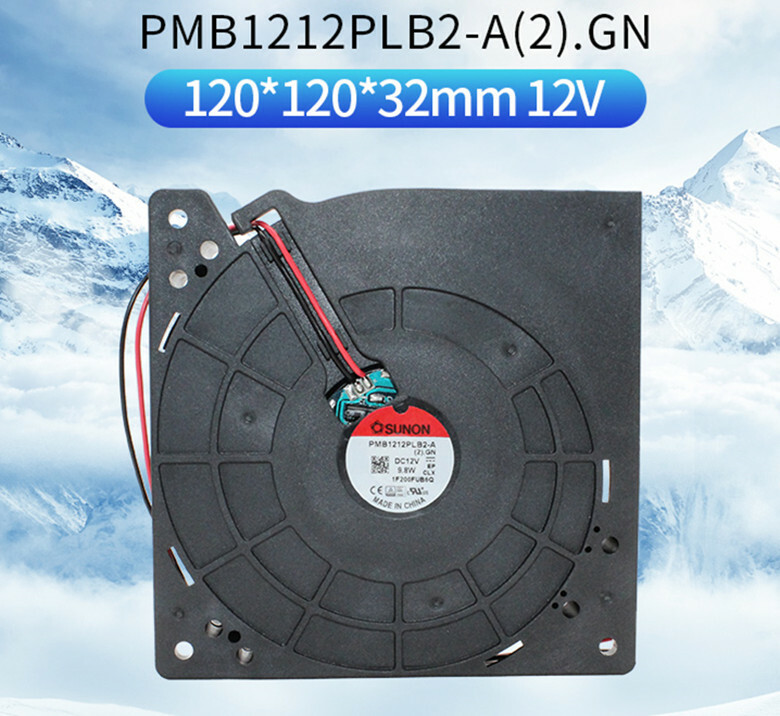 SUNON PMB1212PLB2-A(2).GN 12V 9.8W 12032 Turbo Blower Centrifugal Fan