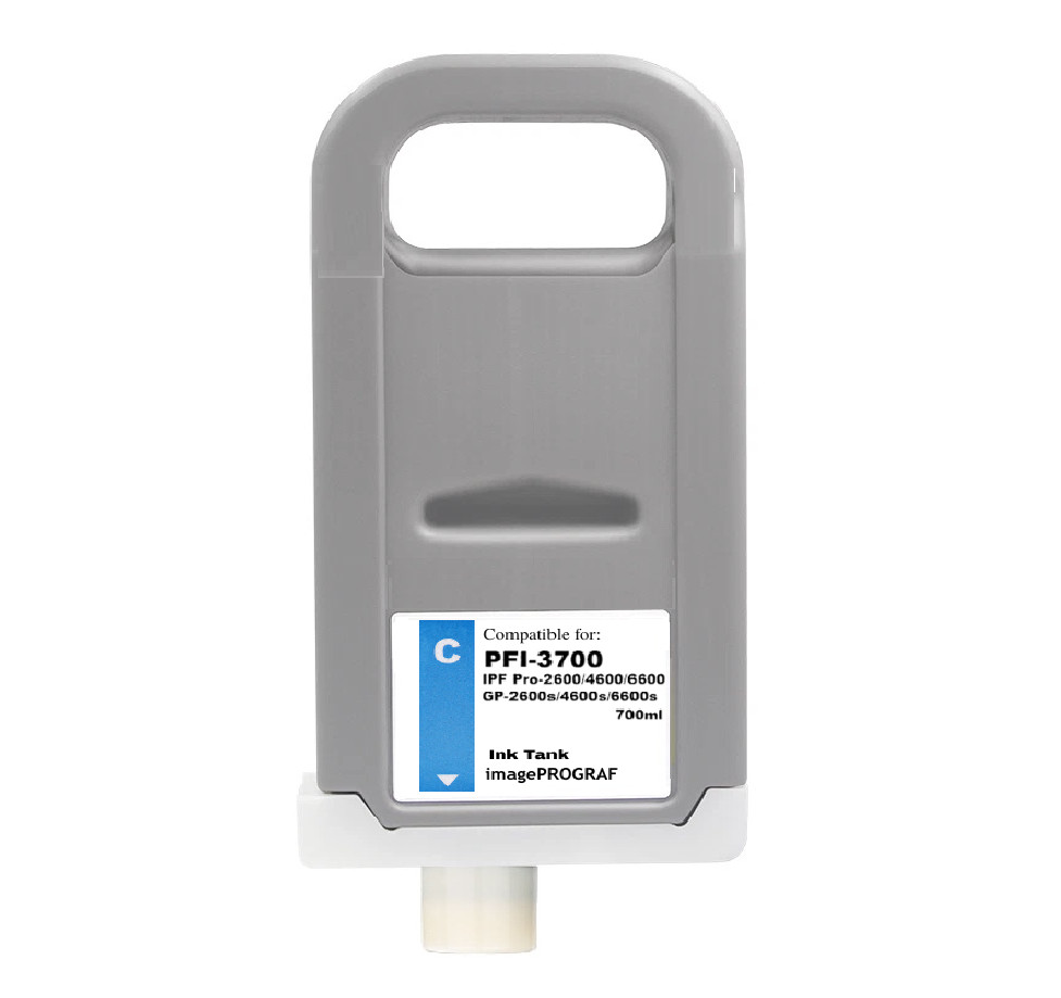 PFI-3700 Cyan Ink Cartridge for Canon iPF PRO-2600 PRO-4600 PRO-6600