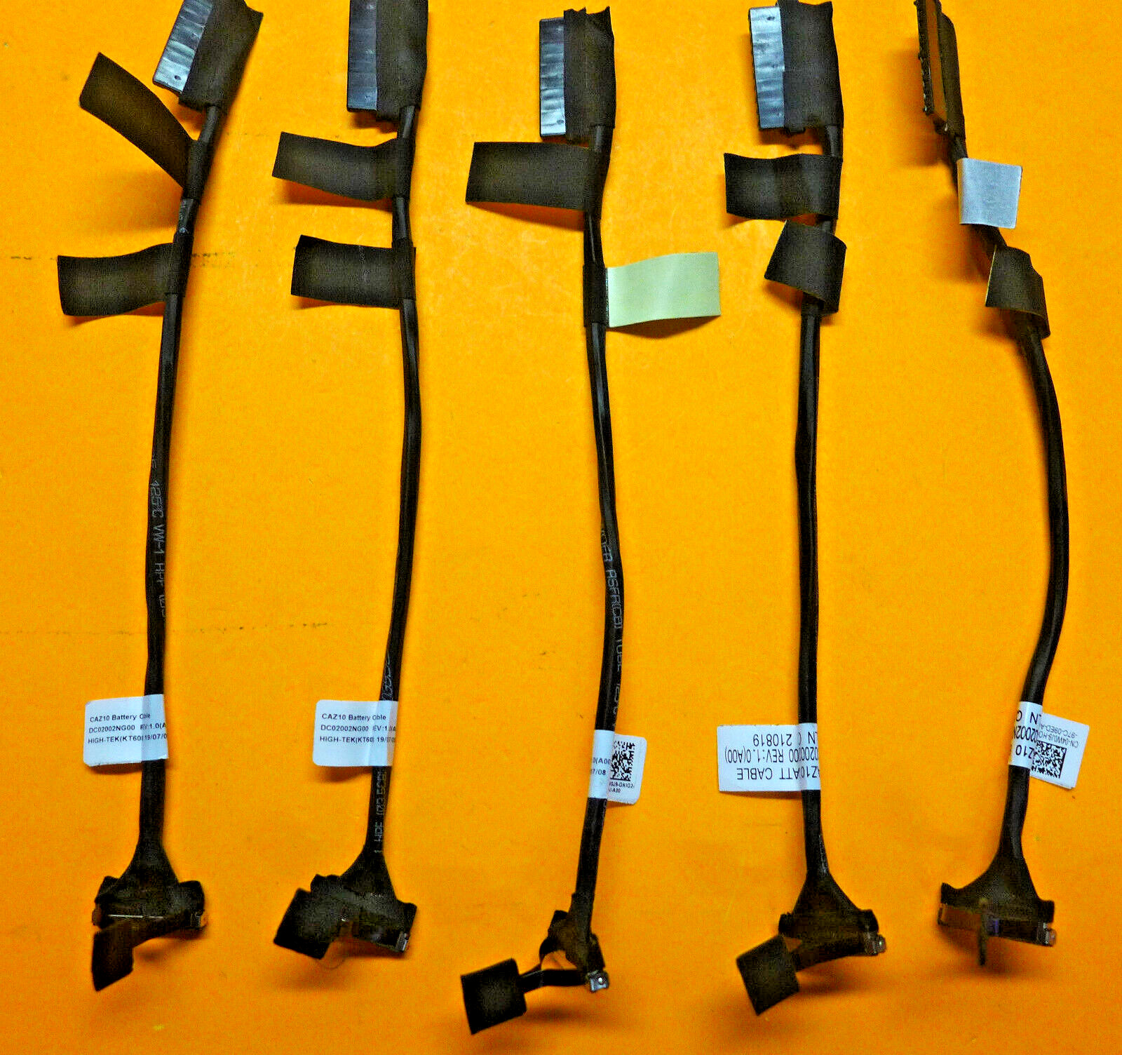 LOT 0F 5 New Dell Latitude Battery Cable 7280 7380 E7280 E7290 E7380 E7390 4W0J9