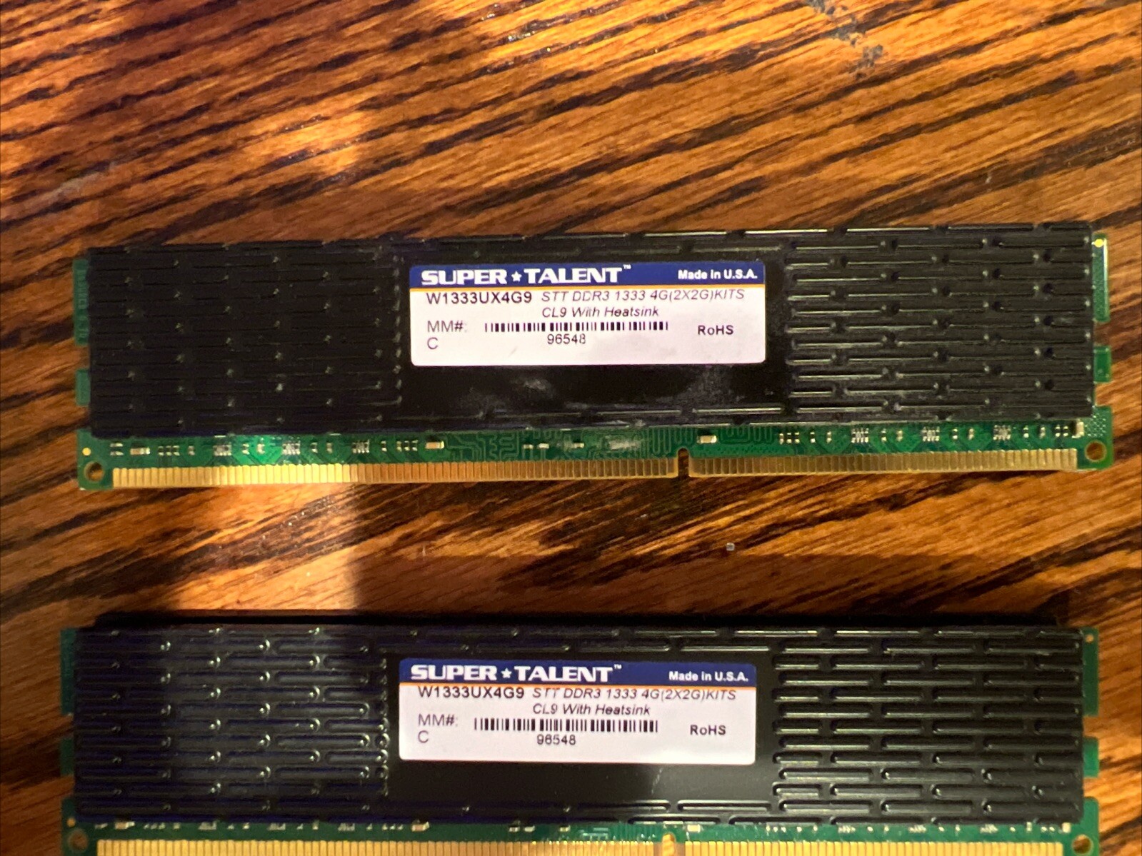 Kit x2 Super Talent W1333UX4G9 4GB (2GBx2) DDR3-1333 PC3-10600 CL9 RAM -Tested