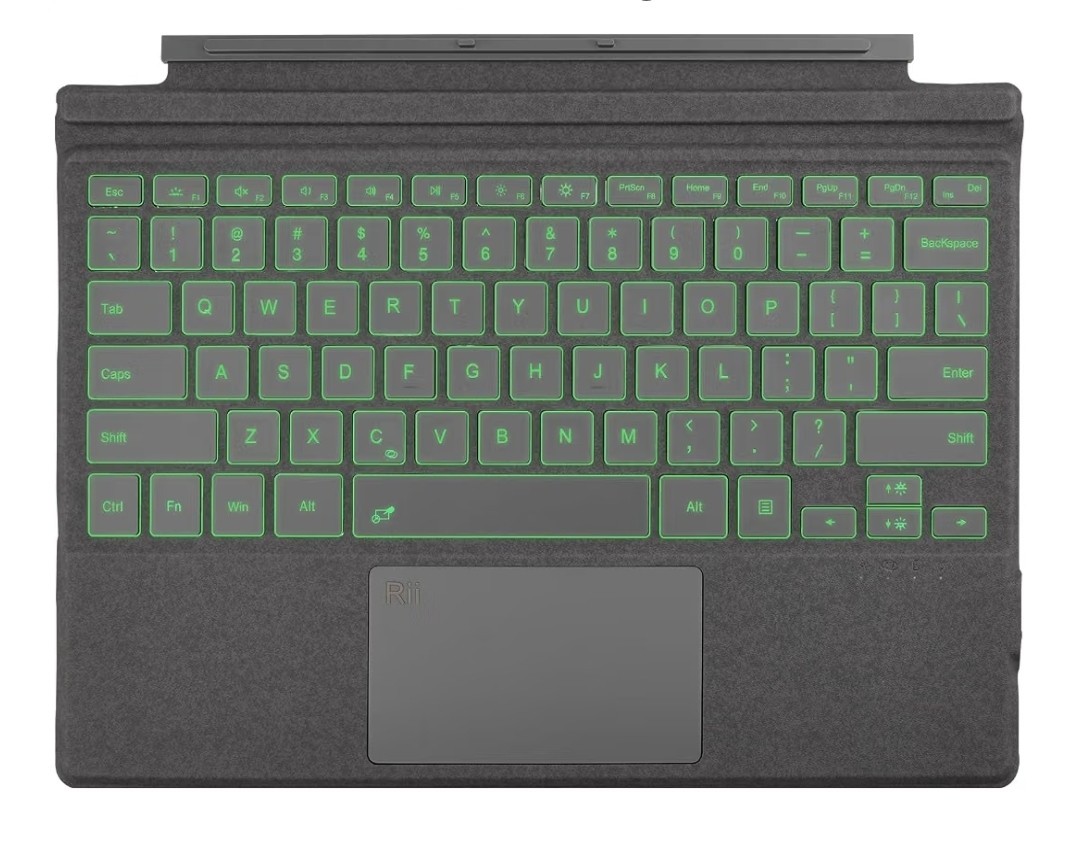 Surface Type Cover,Ultra-Slim Portable Bluetooth Wireless Keyboard Surface Pro 7