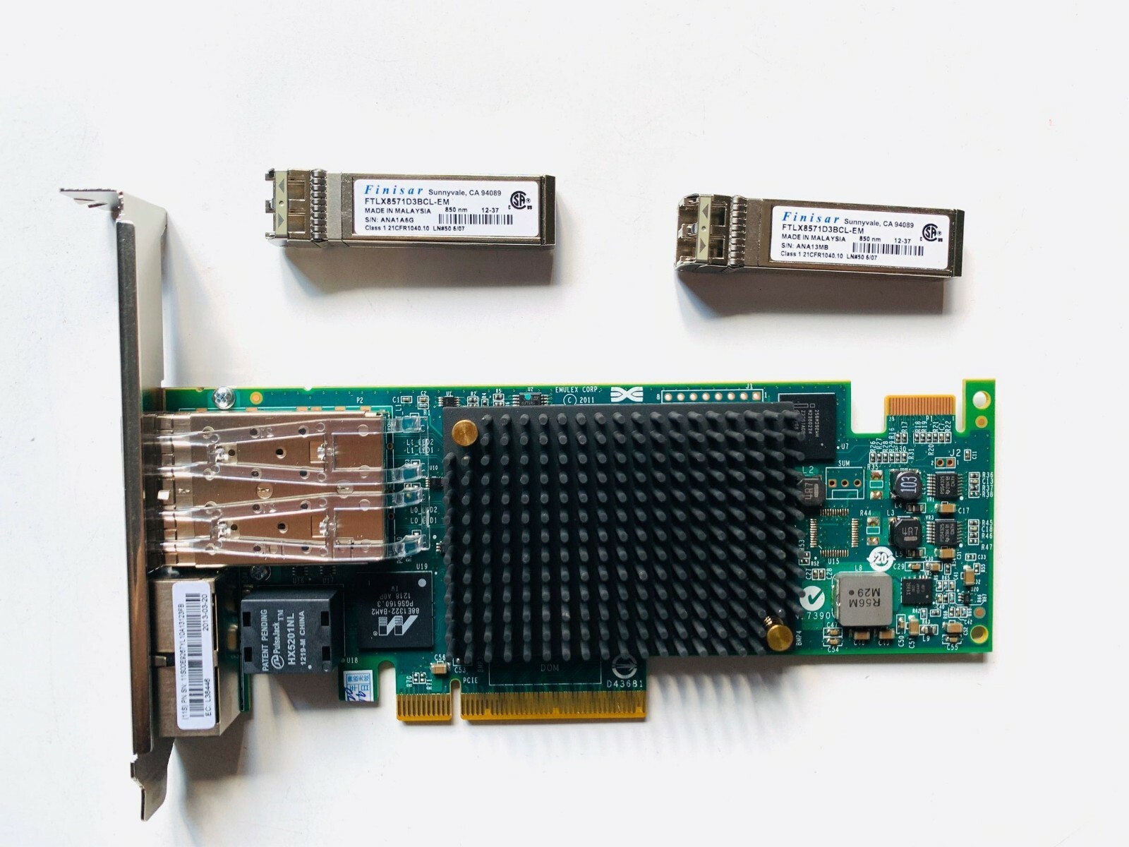 IBM EN0H 74Y3518 00E9267 2B93 4-Port PCIe2 (2x 10Gb FCoE, 2x 1GbE RJ45) Adapter