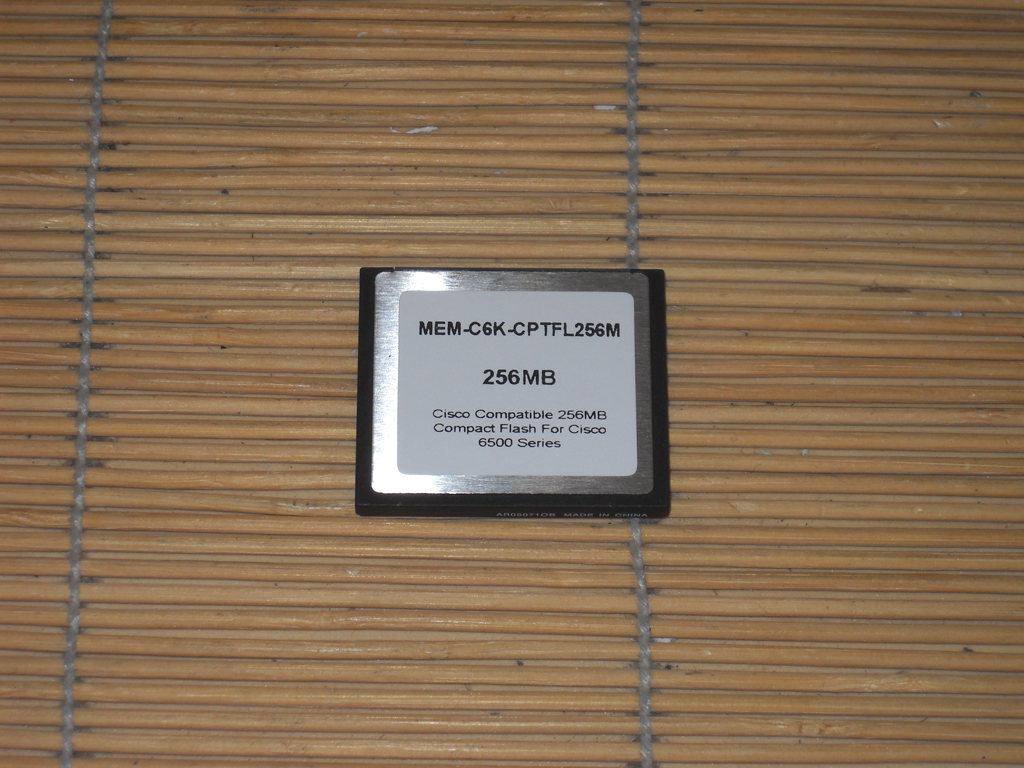 MEM-C6K-CPTFL256M 256MB Cisco Compatible CF Compact Flash