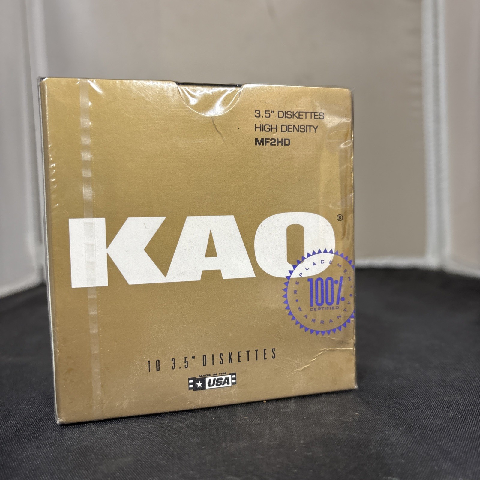 KAO IBM Formatted 3.5” 1.44MB Floppy Disks MF2HD Double Sided High Density New