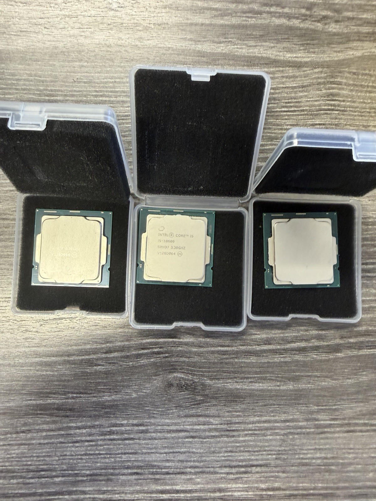 LOT OF 3 Intel Core i5-10600 SRH37 3.30GHz CPU Processor