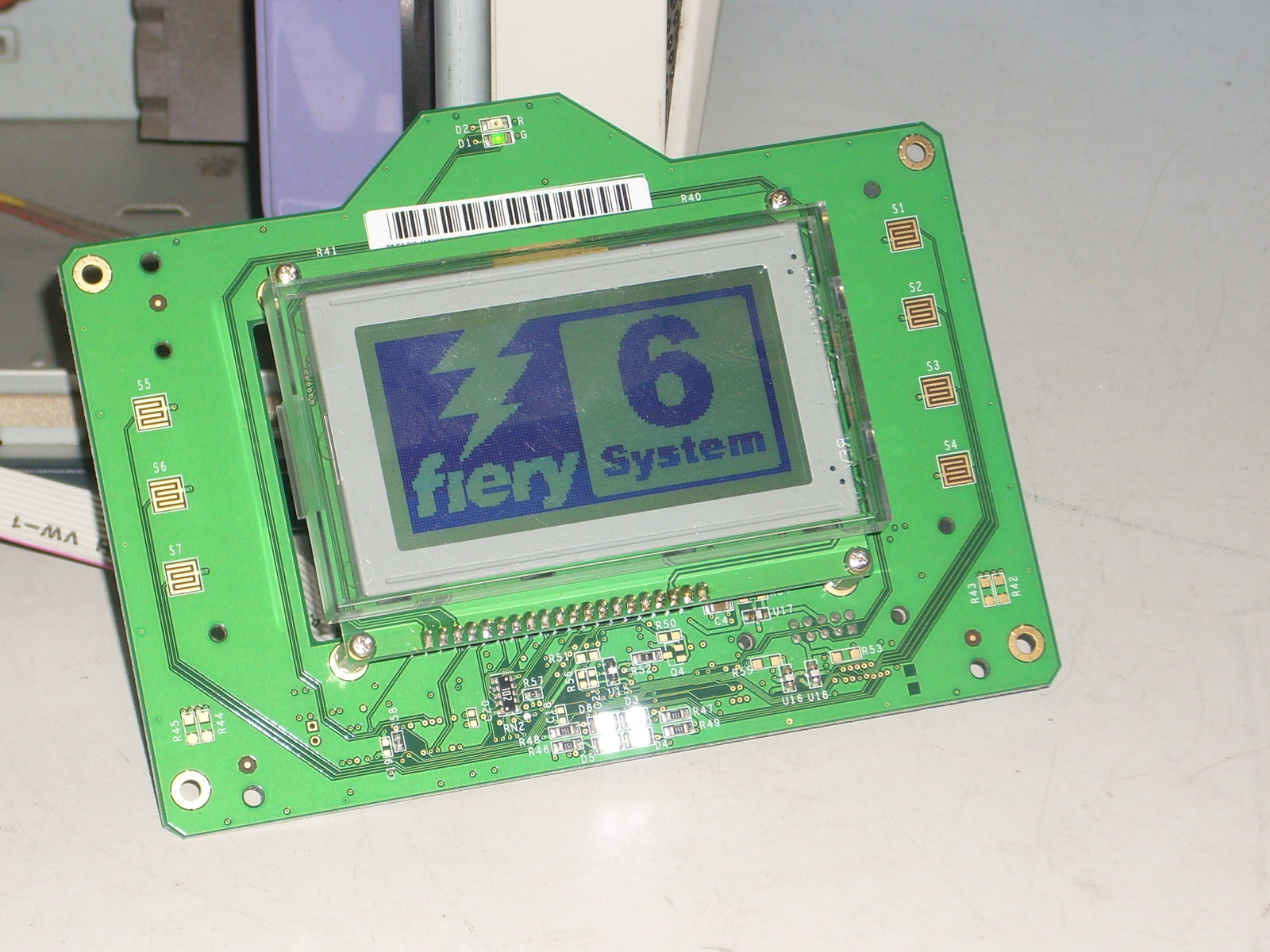 Xerox efi EXP250 LCD DISPLAY 45042885 UR //PCBA PLUG in BD Q5000/8000