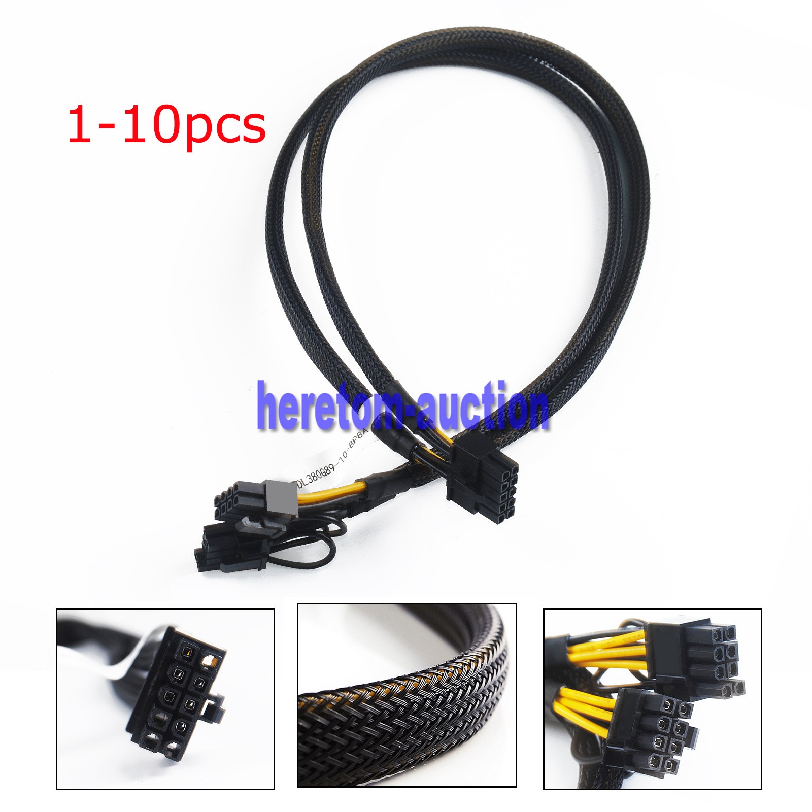 Lot 10pin to 8+8pin GPU Power Cable for HP DL380 G8 G9 GEN8 GEN9 Server