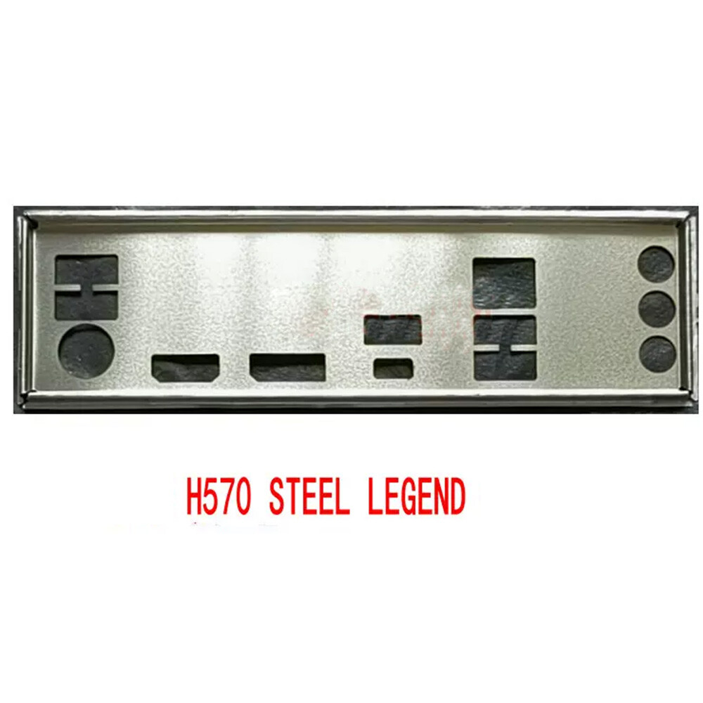 For ASRock H570 STEEL LEGEND I/O Shield Back Plate BackPlate Blende Bracket