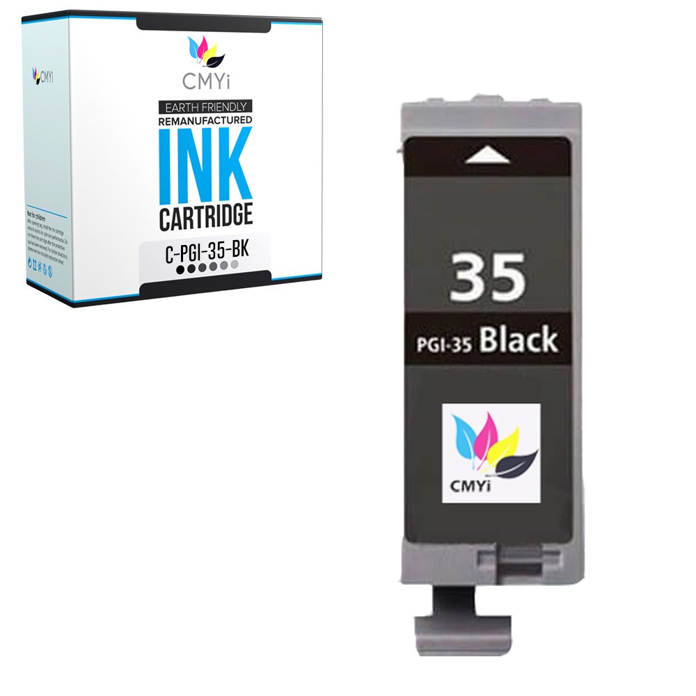CMYi 1-Pack Replacement PGI-35 Ink Cartridge for Canon PIXMA iP100 mini260 TR150