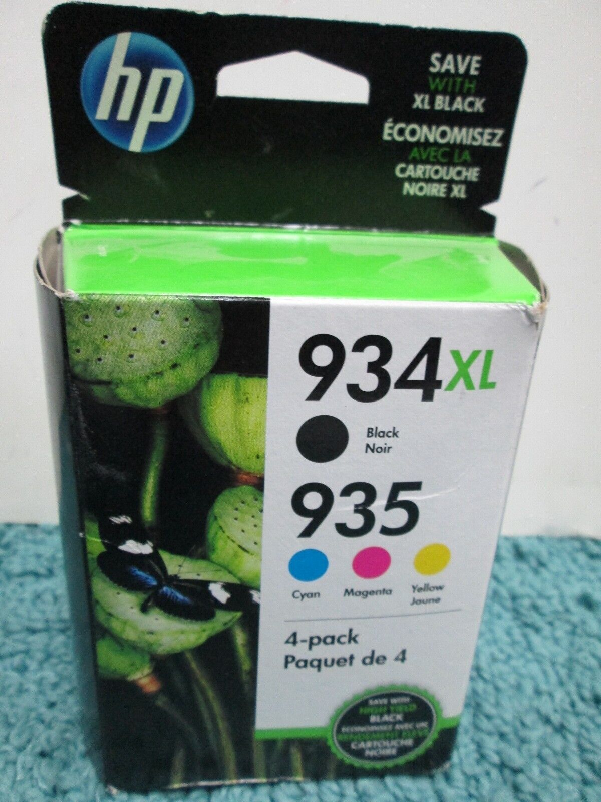 $79 New Genuine HP 934XL Black & 935 3 COLOR  N9H66FN 4 Pack FRESH FreeSHIP 2025
