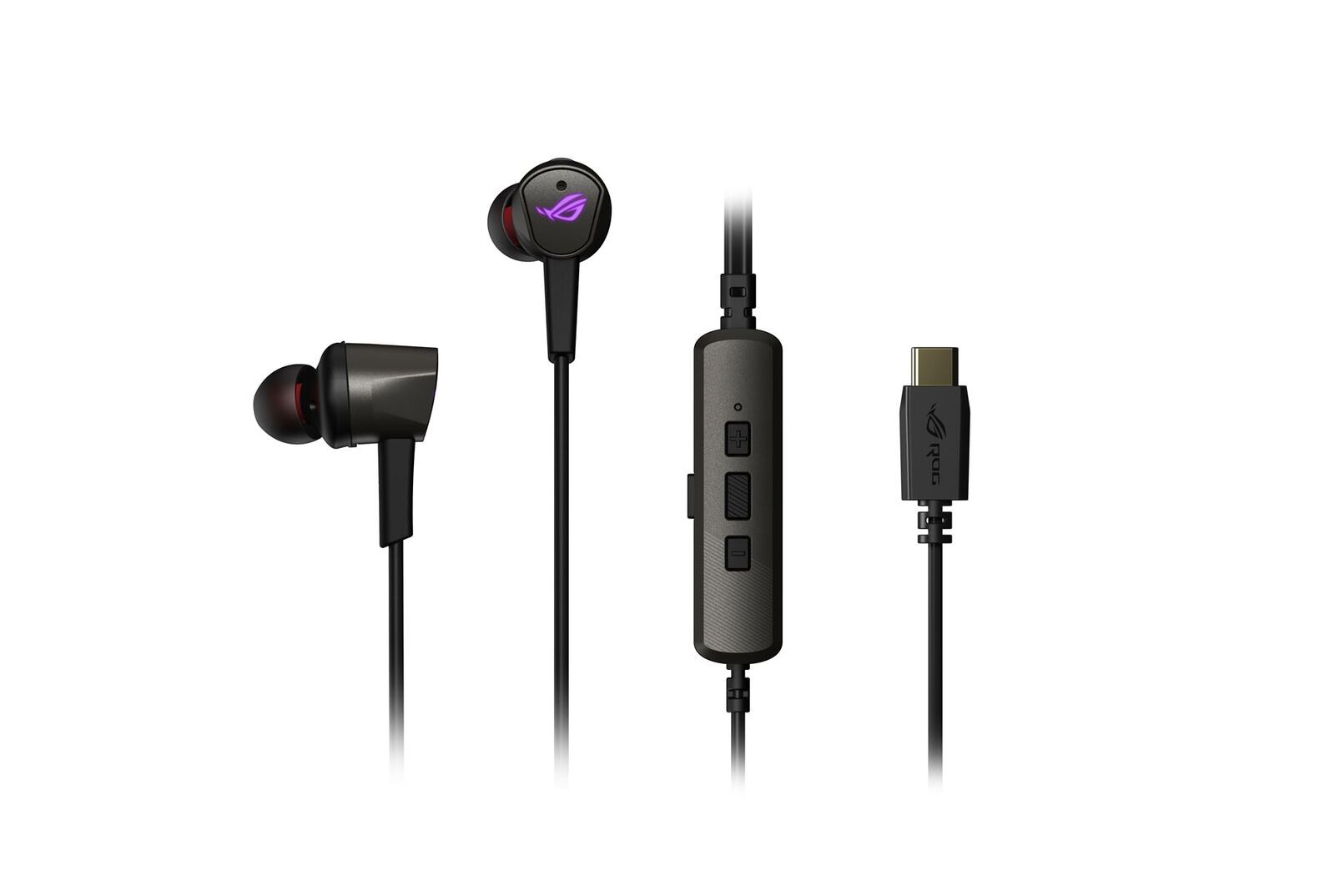 ASUS ROG CETRA II Headphones Wired In-ear Gaming USB Type-C Black (90YH02S0-B2UA
