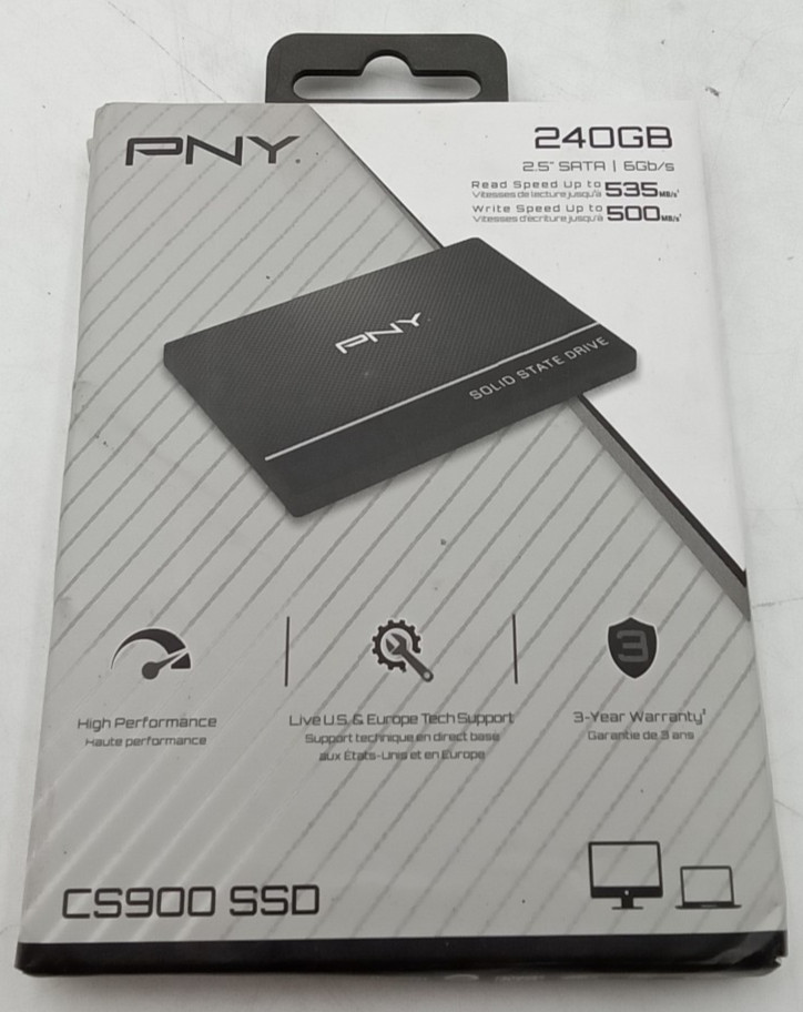 PNY CS900 240GB 2.5'' SATA III SSD 6Gb/s Solid State Hard Drive Sealed