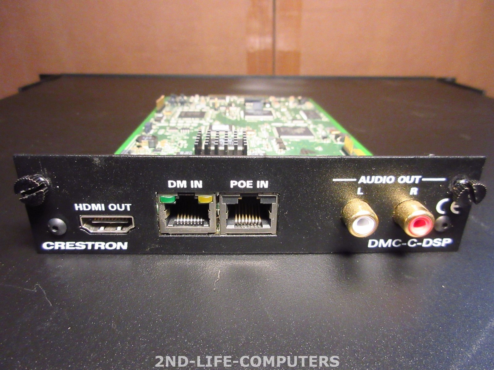 Crestron DMC-C-DSP 8G+ Digital Media Input HDbaseT Card PULLED FROM DM-MD16X16