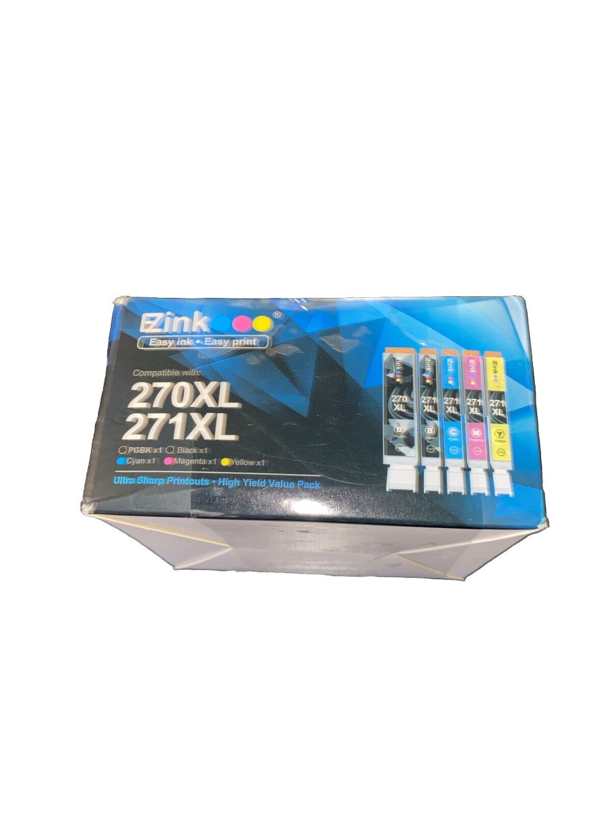 E-Z Ink EZC270271XL-5P Compatible Ink Cartridge - CYMK, 5 Pack