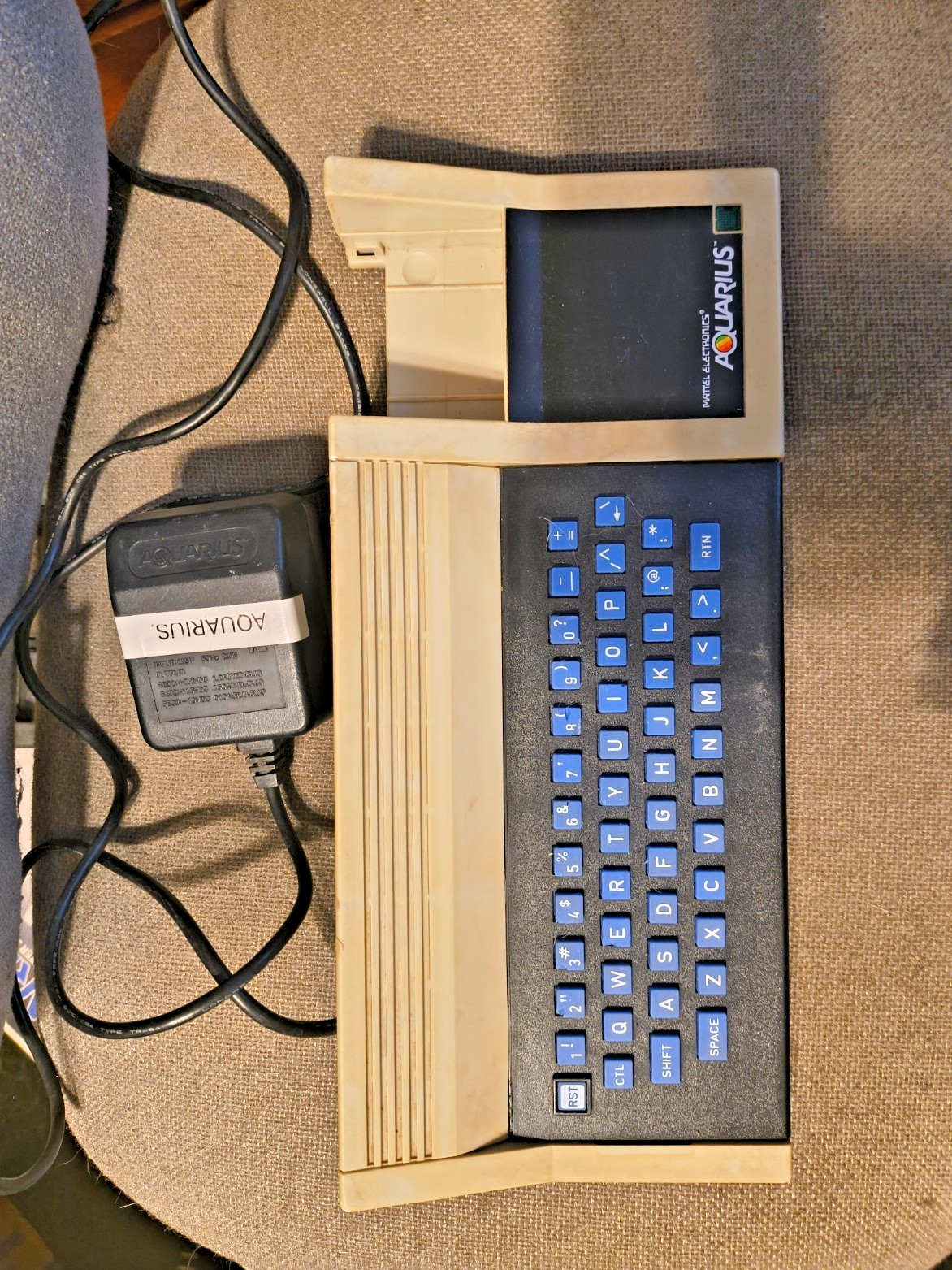 Vintage 1982 Mattel Aquarius Computer System 5931  W/Box Tested and Working