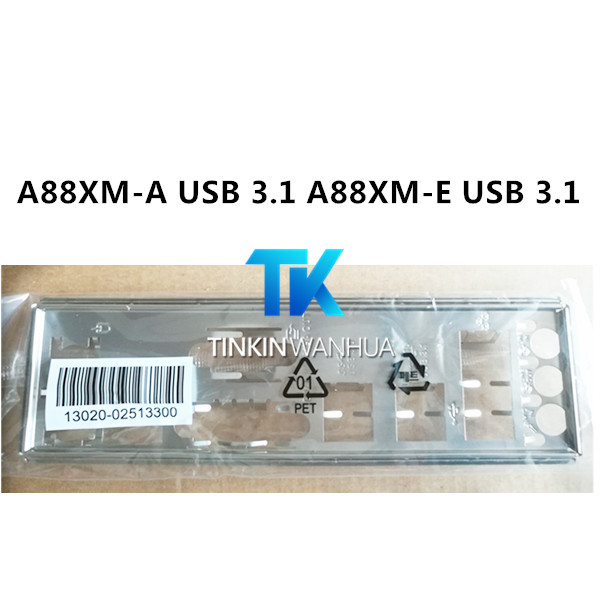 I/O SHIELD back plate BLENDE BRACKET for ASUS A88XM-A USB 3.1 A88XM-E USB 3.1