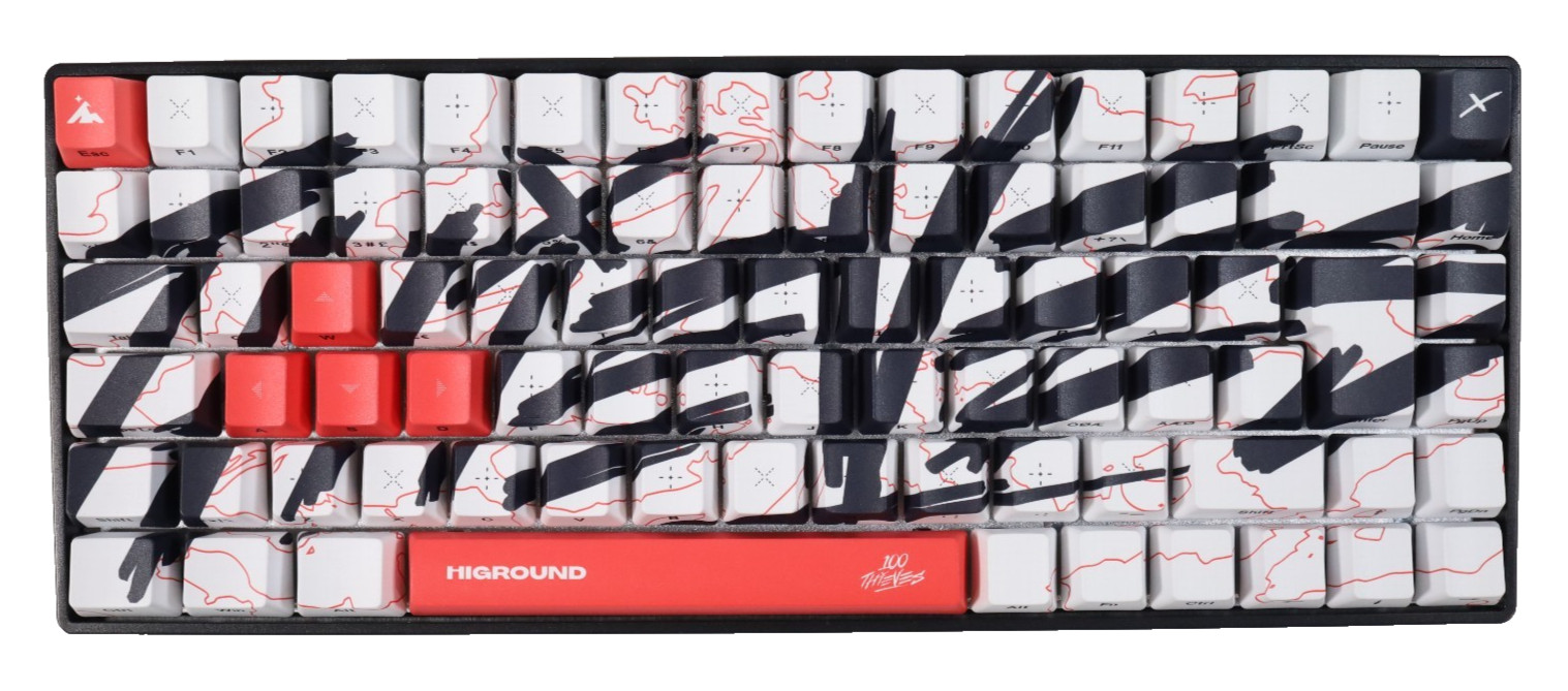 100T x Higround Basecamp 75+ Team Issue Hot-Swap HG Blitz Wired Keyboard