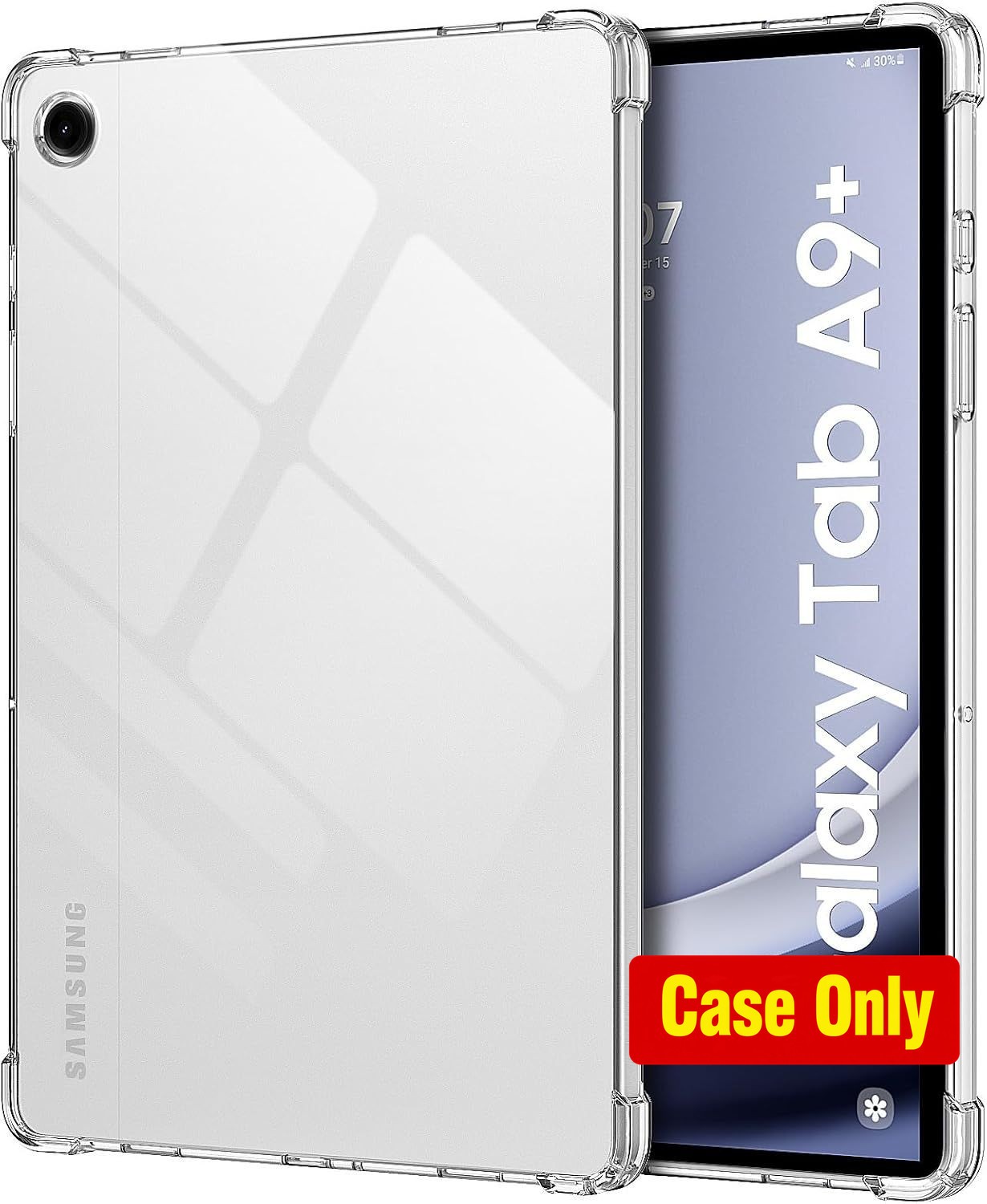 Ultra Slim Transparent TPU Bumper Case for Samsung Galaxy Tab A9 Plus 11" 2023