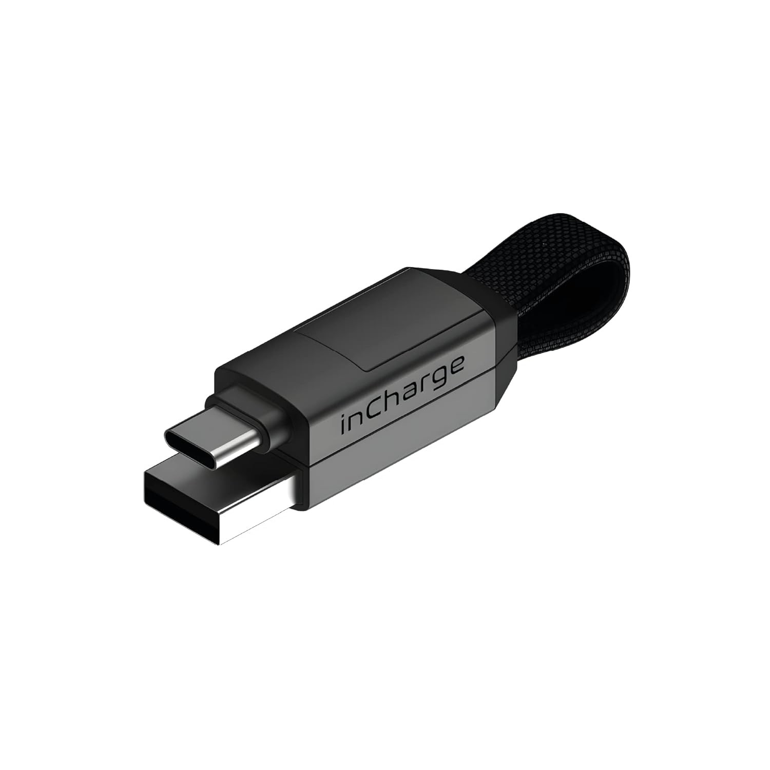 Incharge 6 - Keychain USB C Charger Cable, Lightning Cable and Micro-Usb for Sma