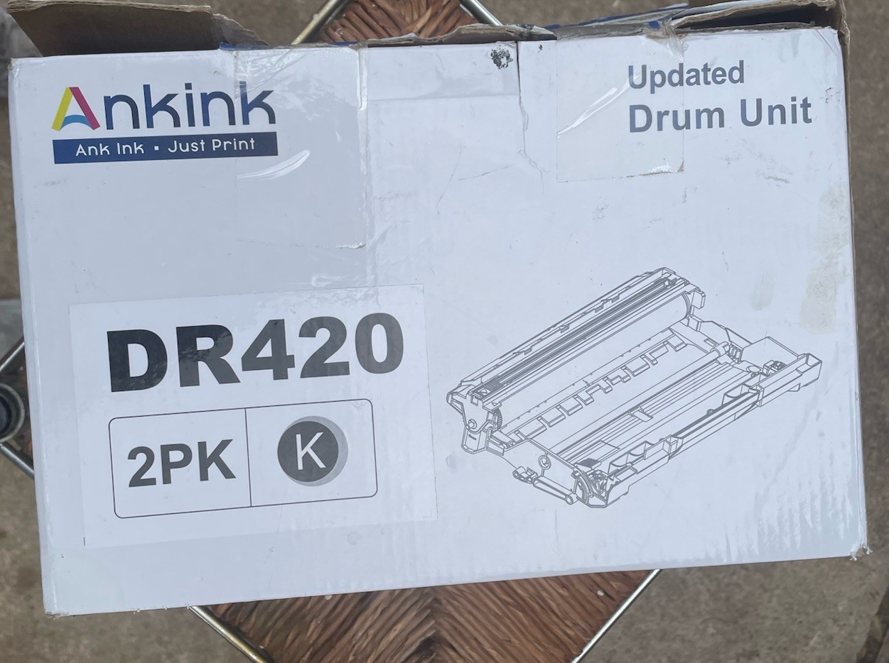 Ankirk DR420 2 Pack, Compatible Drum Unit (Not Toner) for Brother DR420