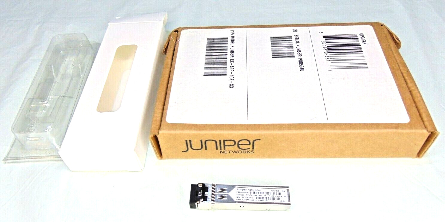 Genuine Juniper EX-SFP-1GE-SX 1000Base-SX SFP Transceiver 740-011613