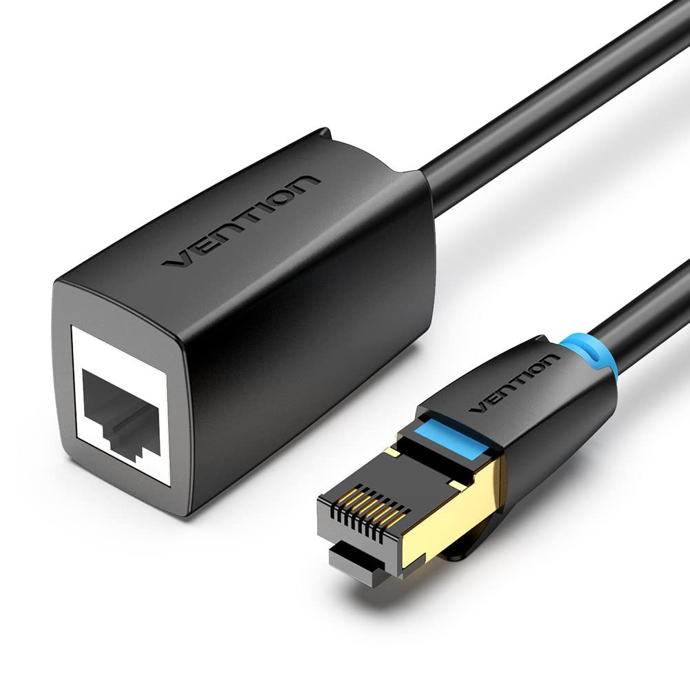 Cat 8 Ethernet Extension Cable 16FT 40Gbps LAN Cable Extender Cat8 FTP Ethernet