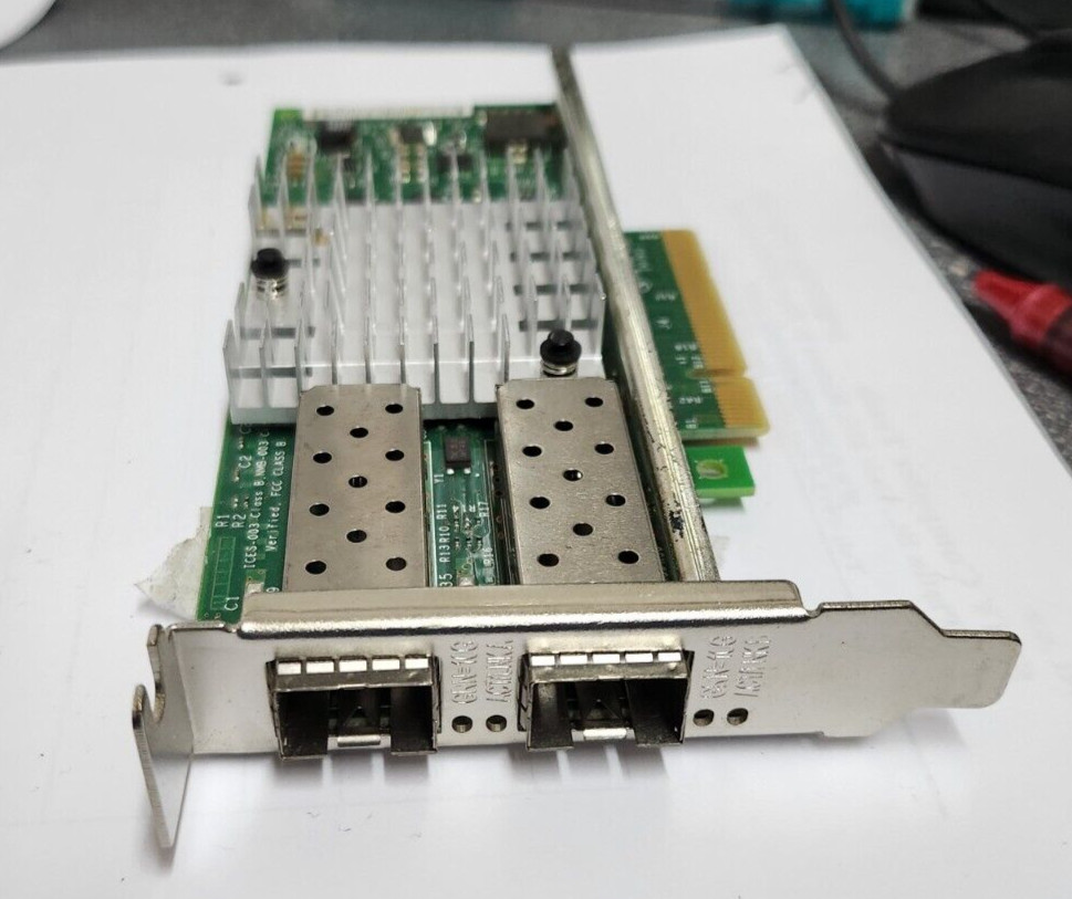 7x DELL VFVGR X520-DA2 SFP+ 10Gbps Dual Port Ethernet Server Low Profile Adapter