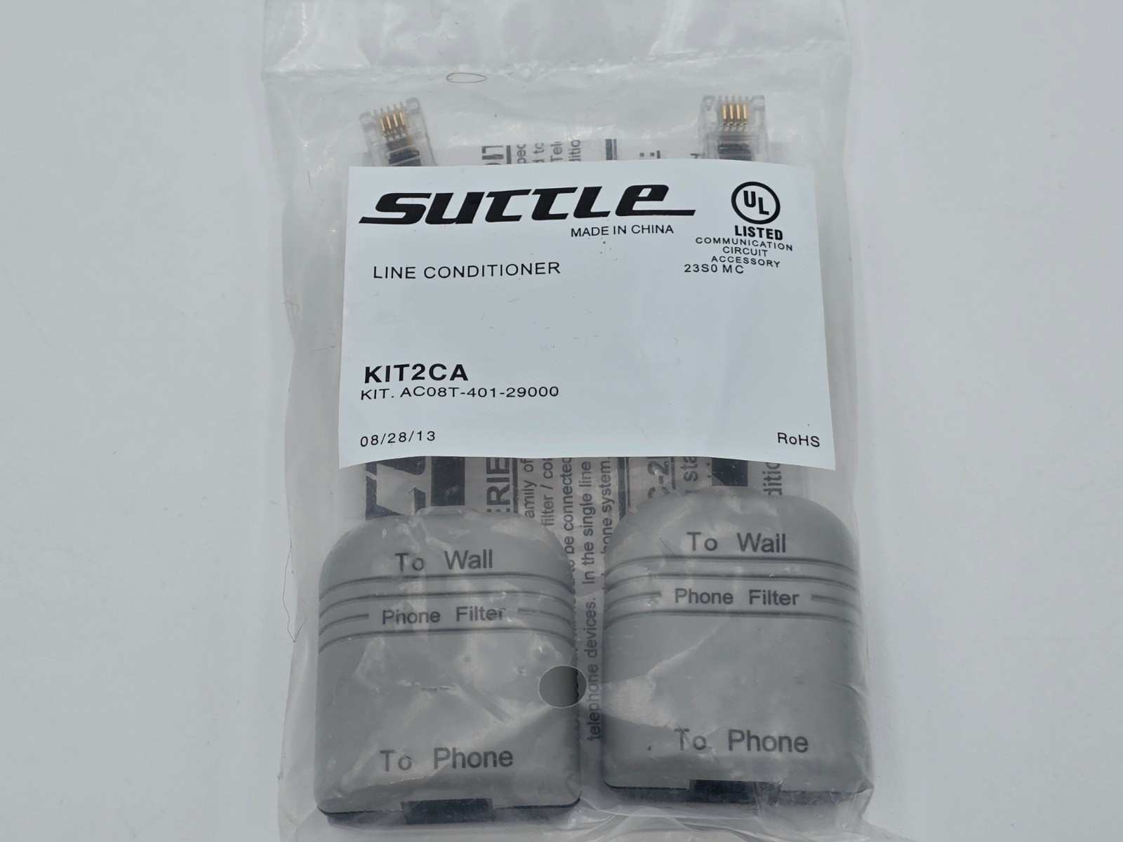 Suttle DSL Filter / Line Conditioner (2-pack) KIT2CA AC08T-401-29000 Sealed