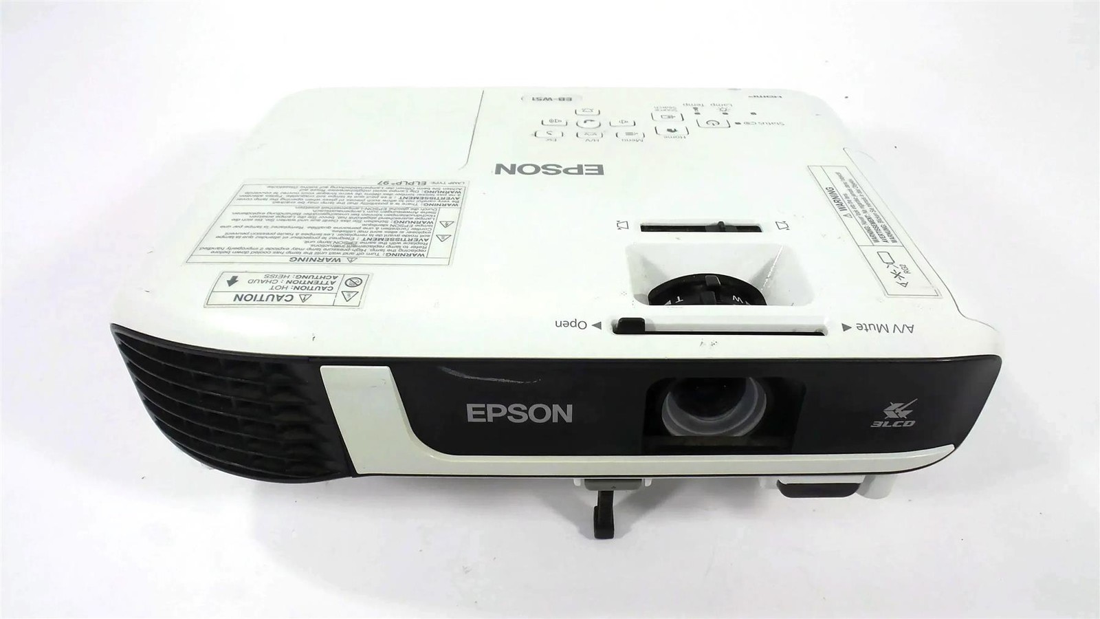 Epson EB-W51 LCD Home Cinema Projector - HDMI - Lamp Timer : 460 Hours