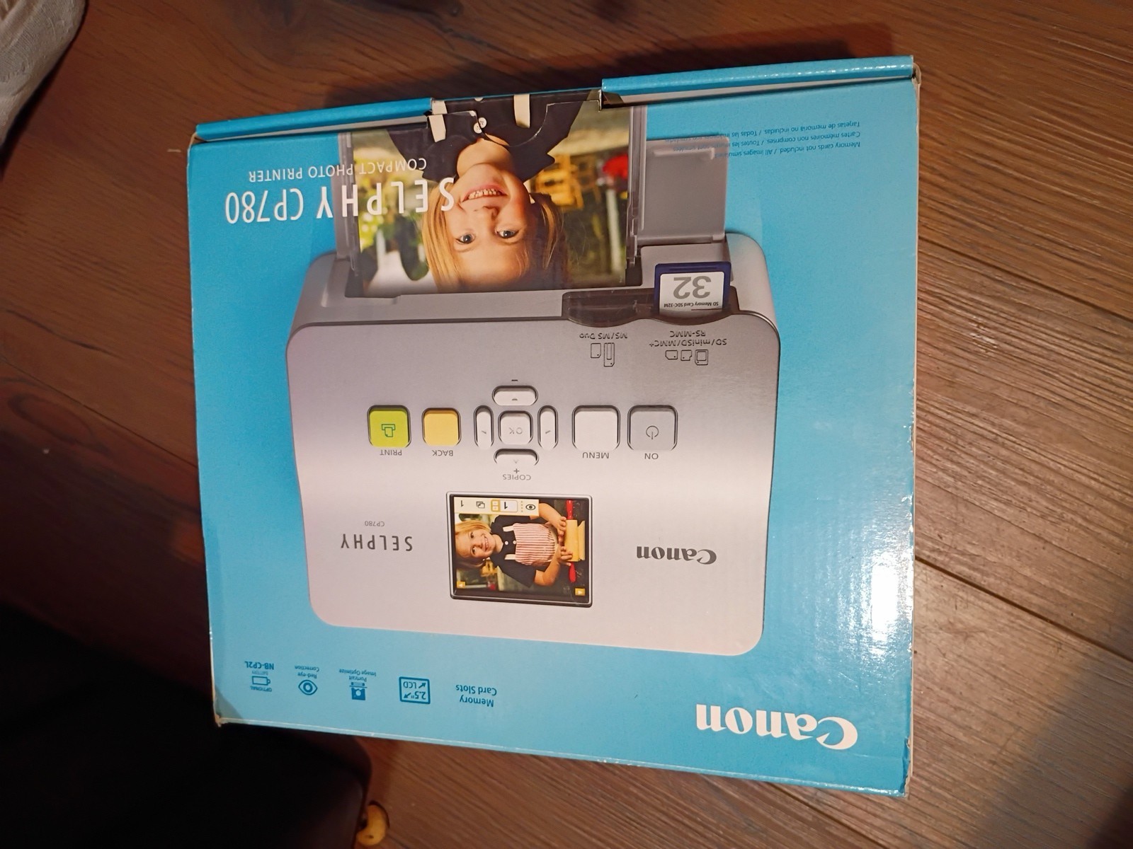 Canon Selphy CP780 Compact Photo Printer Complete New Open Box Never Used