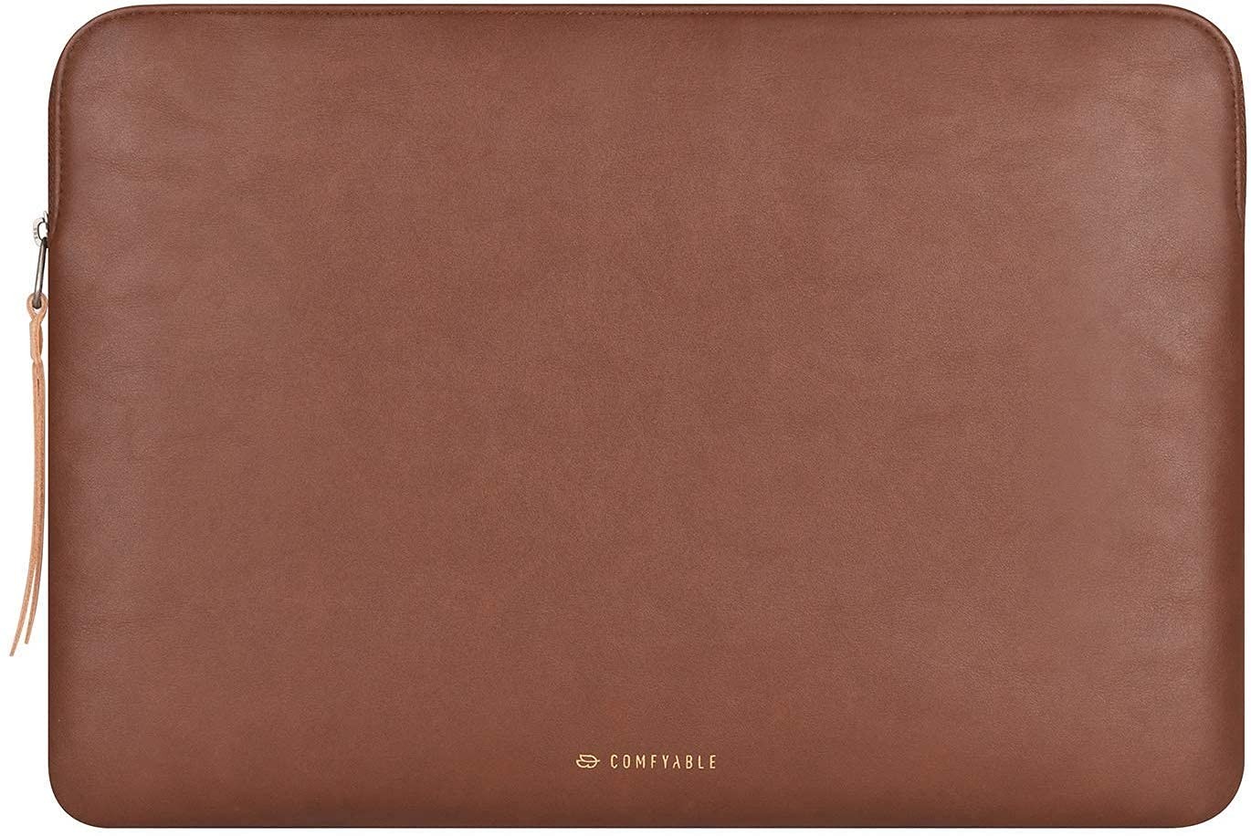 Slim Protective Laptop Sleeve PU Leather Bag For MacBook 1415 Inch